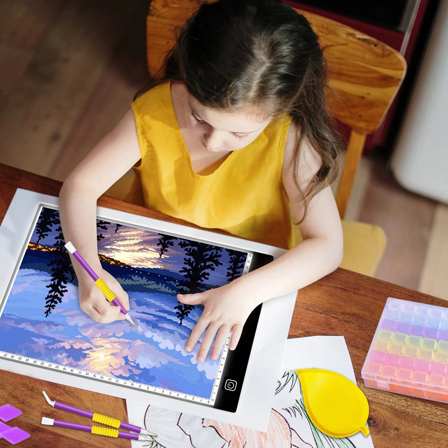 Tavoletta Luminosa A3 LED Light Pad do Diamond Painting, Tracing Light Box z kablem USB