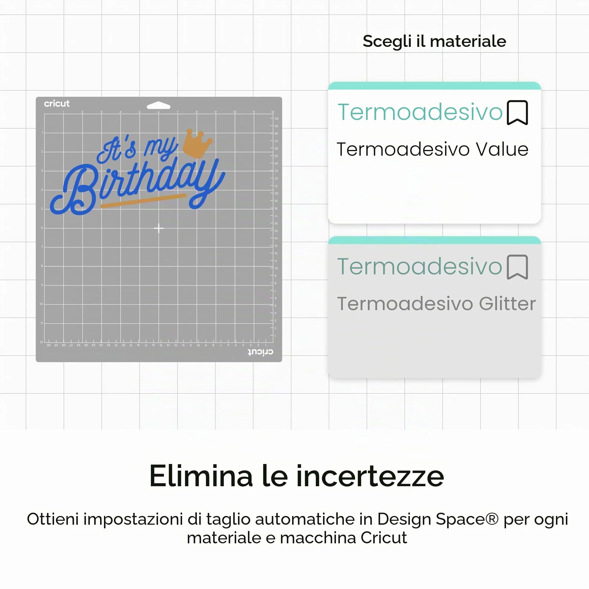 Thermocollant Cricut™ Rainbow 30,5 cm x 30,5 cm (20 unités)
