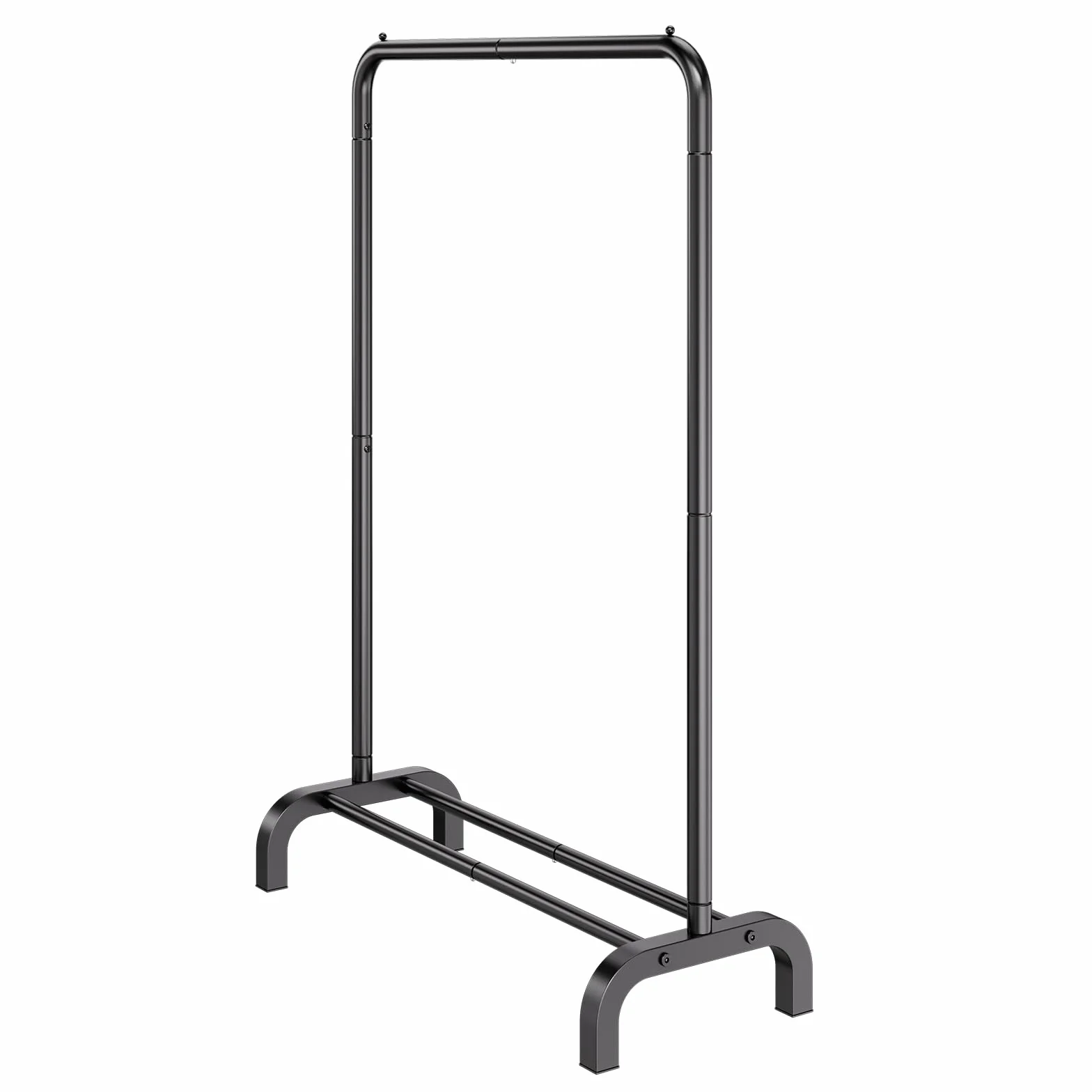 VEVOR Stand Appendiabiti Barra Singola Ripiano Singolo da Appendere per Camera da Letto Soggiorno, Appendiabiti in Acciaio al Carbonio Q235 Diametro del Tubo 25,4 mm, Stand Appendiabiti Peso di 2,9 kg