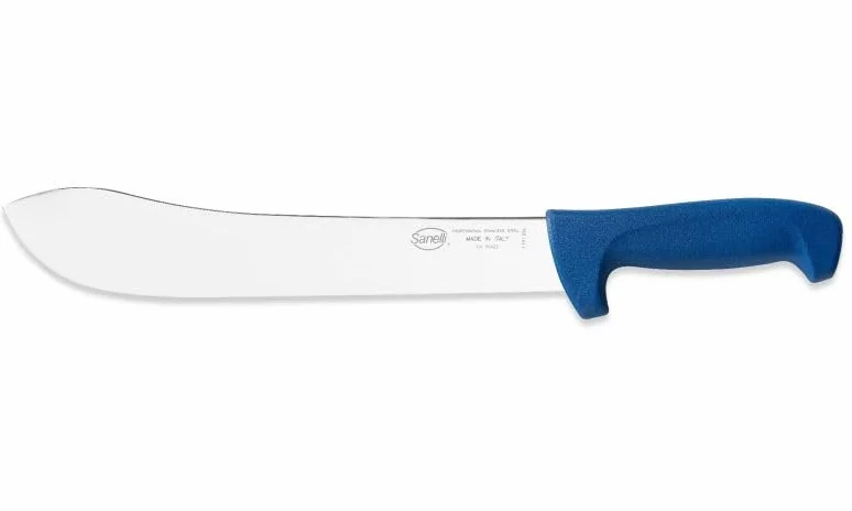 Sanelli Coltello Scimitarra XL Cm.26 Acciaio inox Blu