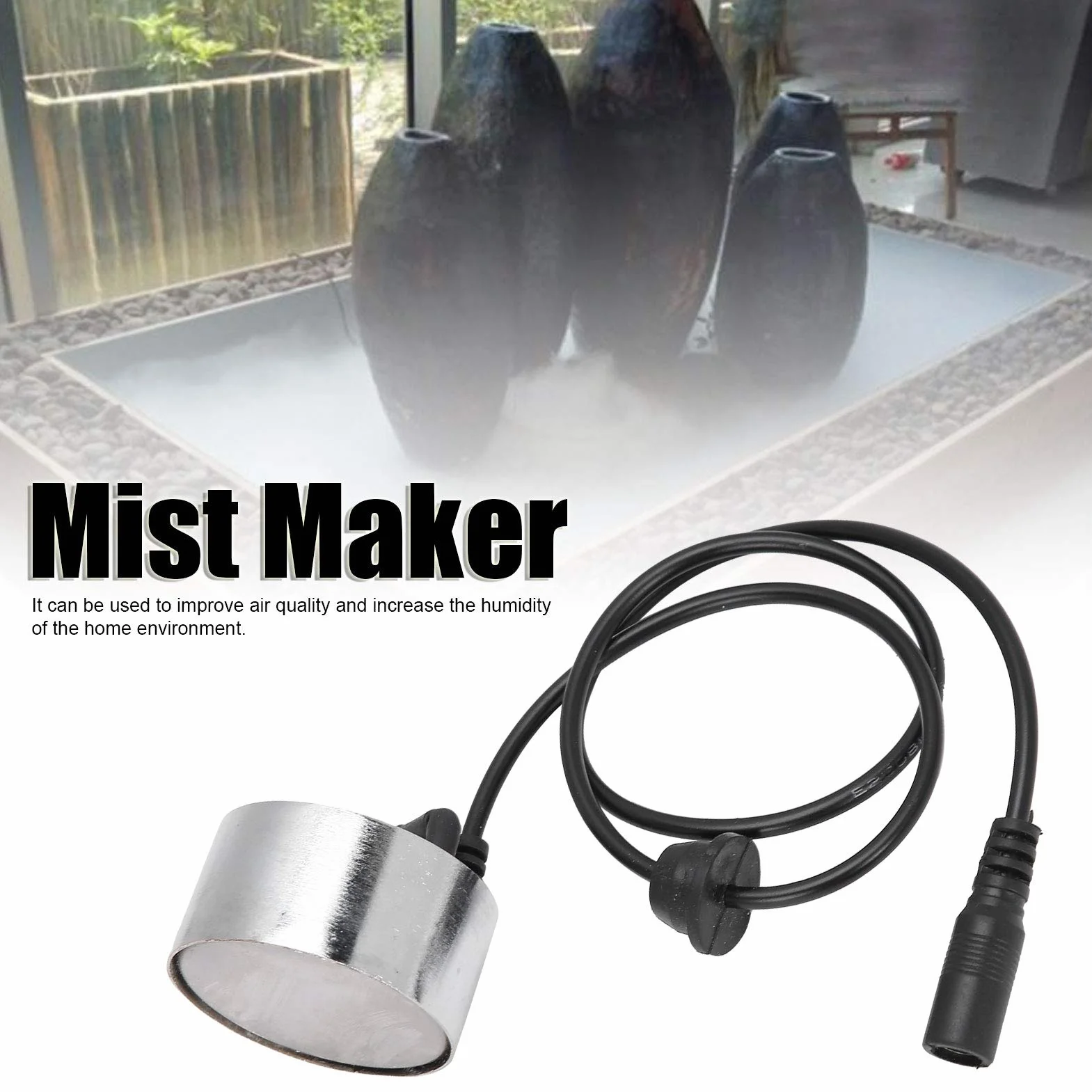 Nebulizzatore ad Ultrasuoni 24V Mini Mist Maker per Fontana d'Acqua Stagno
