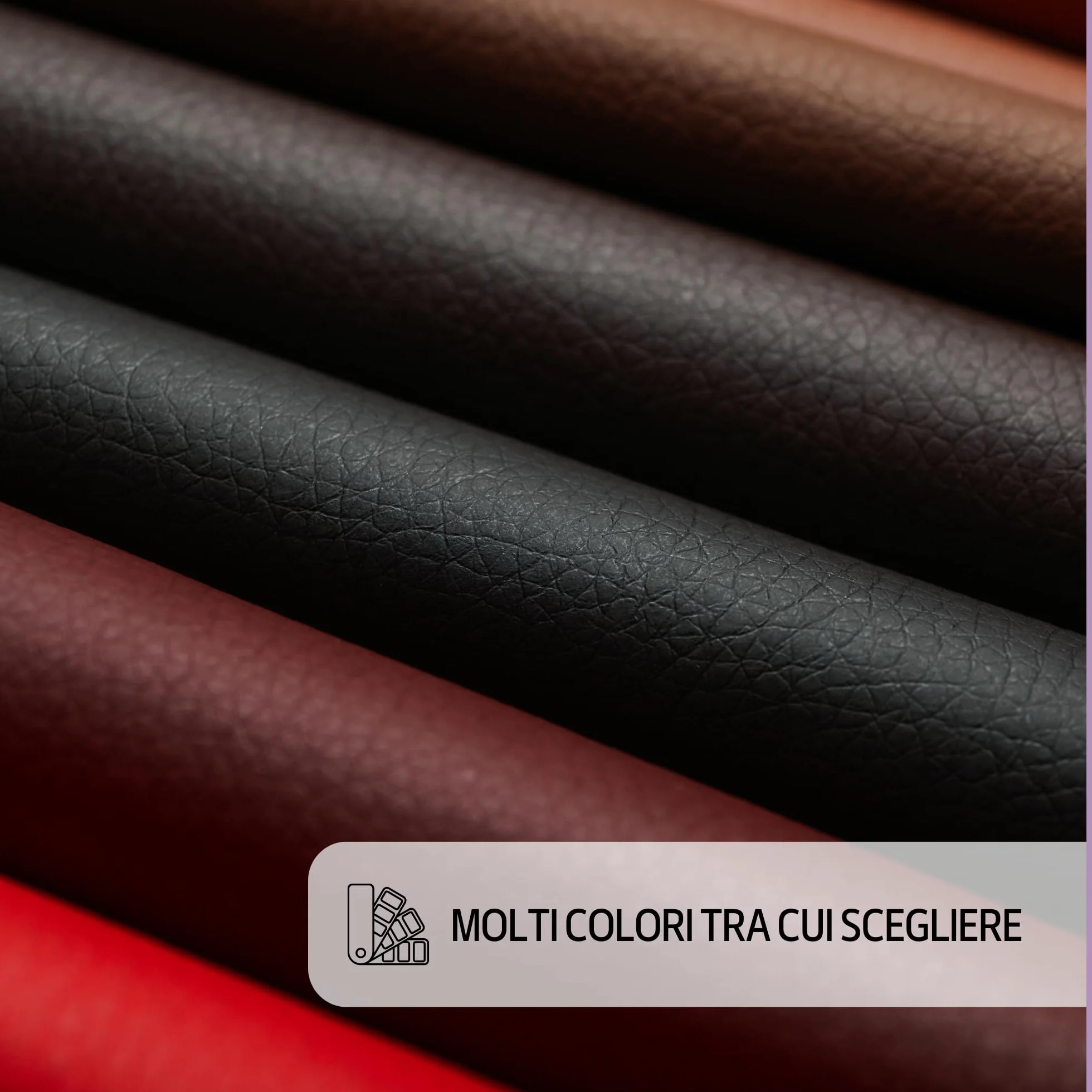 TAPHICEROS Ecopelle Marrone scuro 250x140 cm Pelle Sintetica Toppe Riparazione Auto Divano Mobili Sedia Ufficio Fai da Te