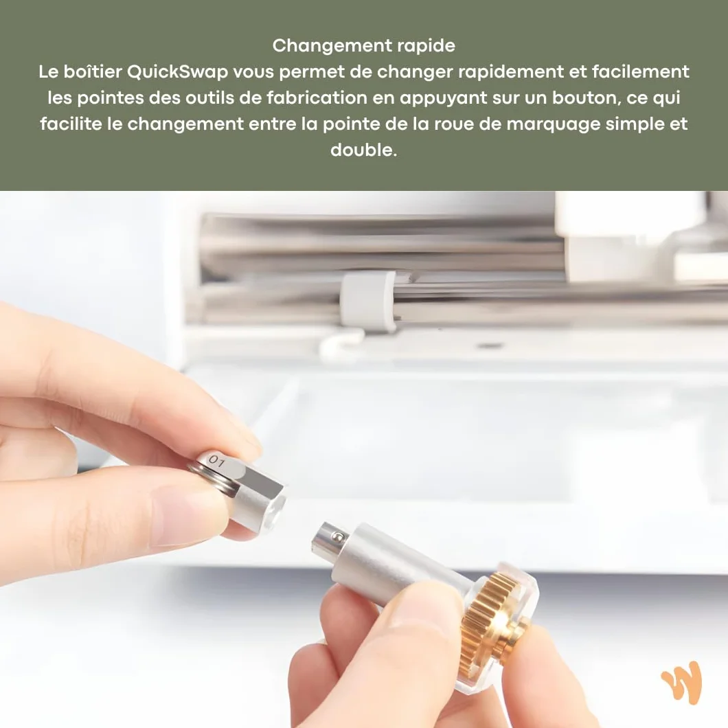 Ruota e Punta per Debossing per l'artigianato - Accessori creativi, Easy Press, Vinile, Scrapbooking, Tessuto