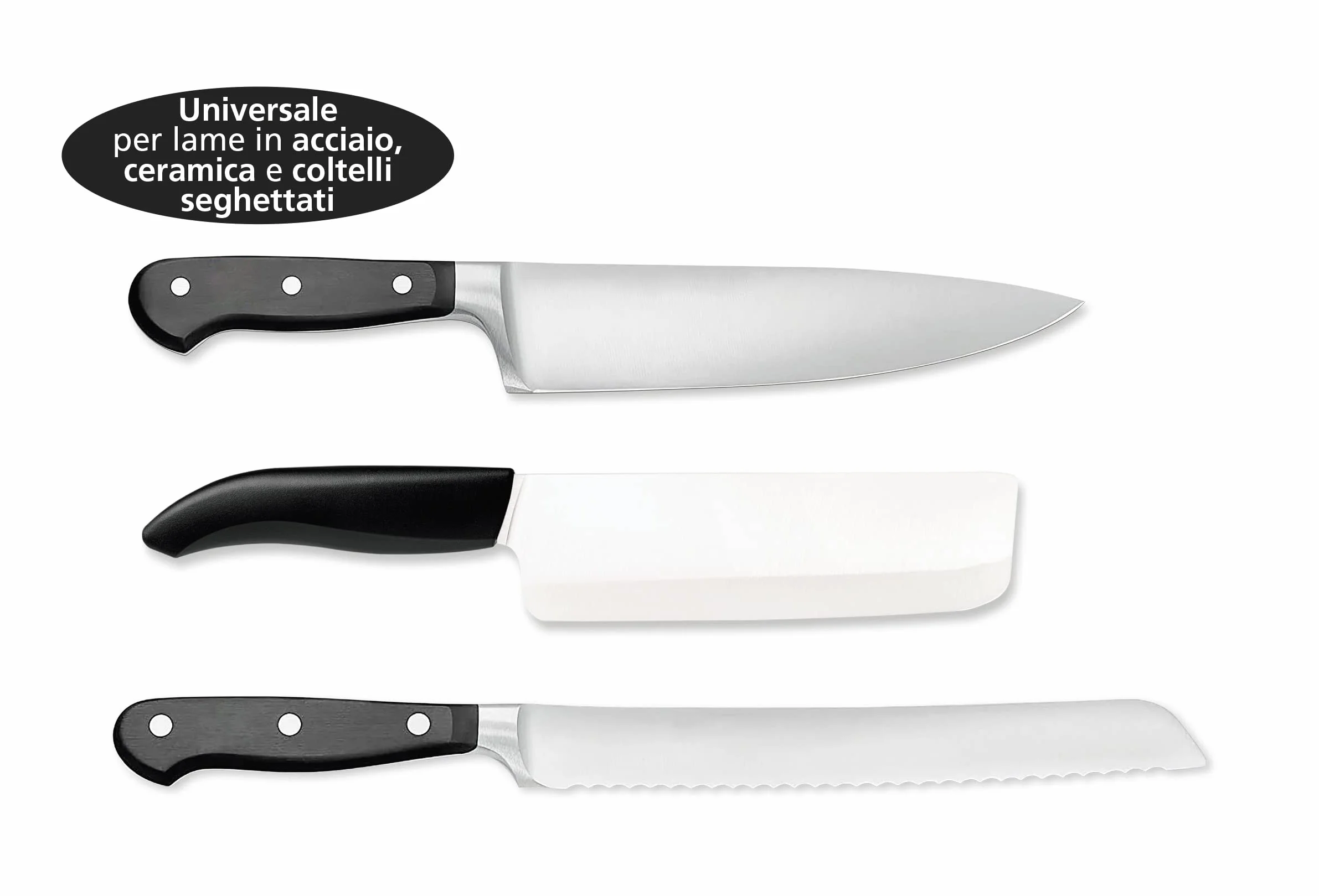 MACOM Just Kitchen 827 Prosharp Profesjonalny Ostrzałka Do Noży Elektryczna 4 Diamentowe Tarcze