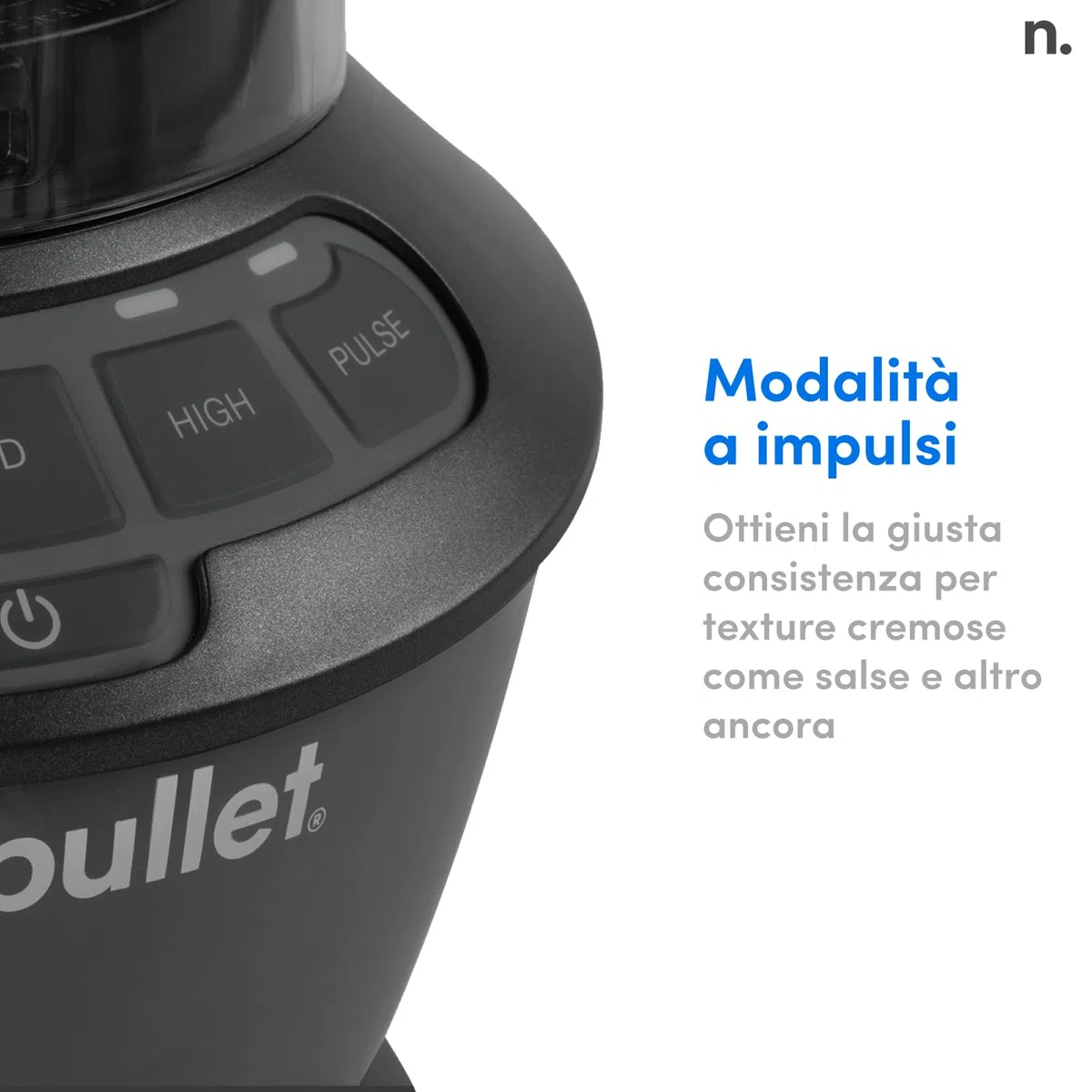 nutribullet Full Size Blender Combo, Frullatore Elettrico, Tritatutto Multifunzione, Professionale, Con Tre Bicchieri di cui uno da 1,8 L Senza BPA, Potenza 1200 Watt, NBF500MB