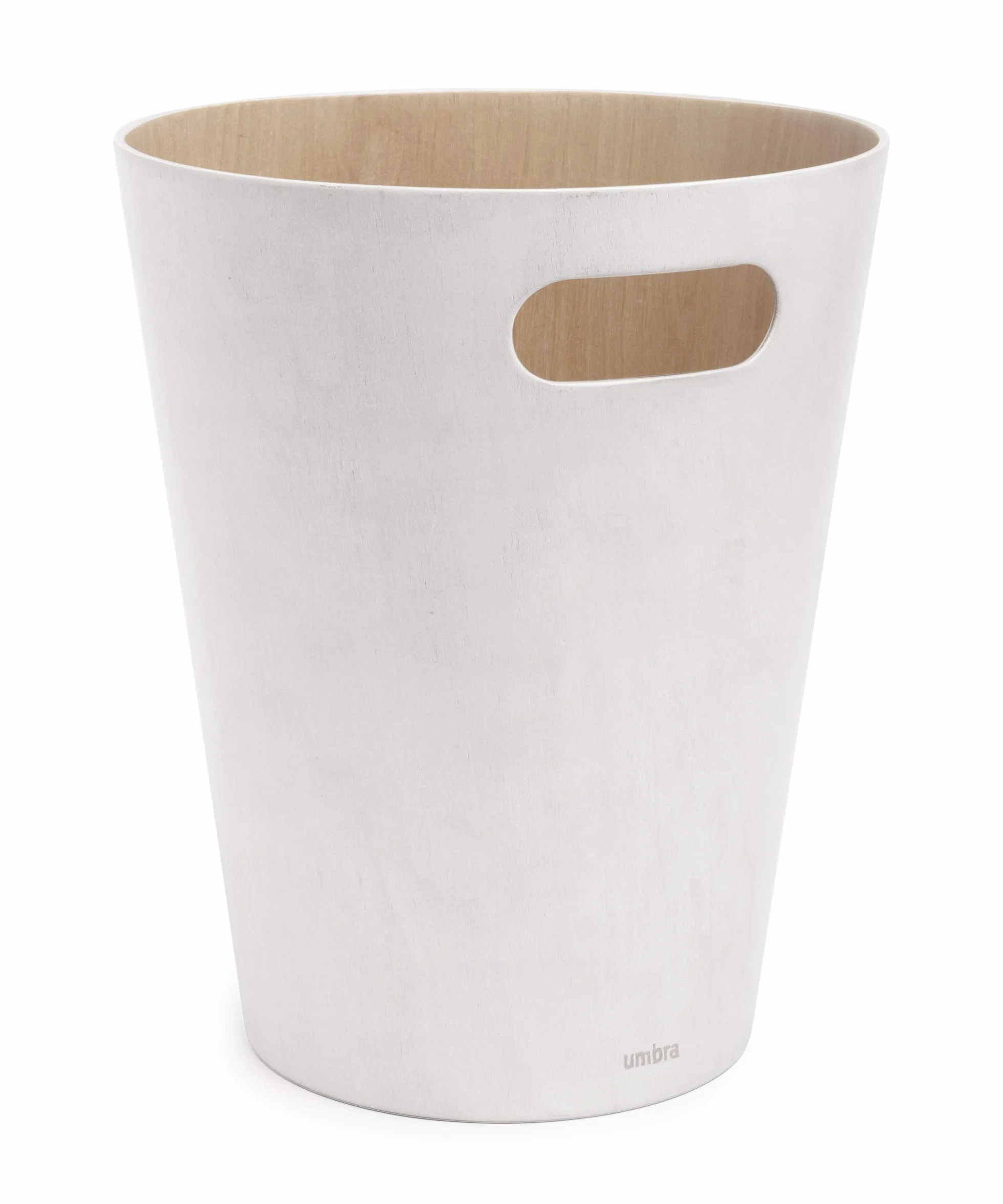 Umbra Woodrow Cestino della spazzatura 7,5 L Faggio Europeo Bianco/naturale