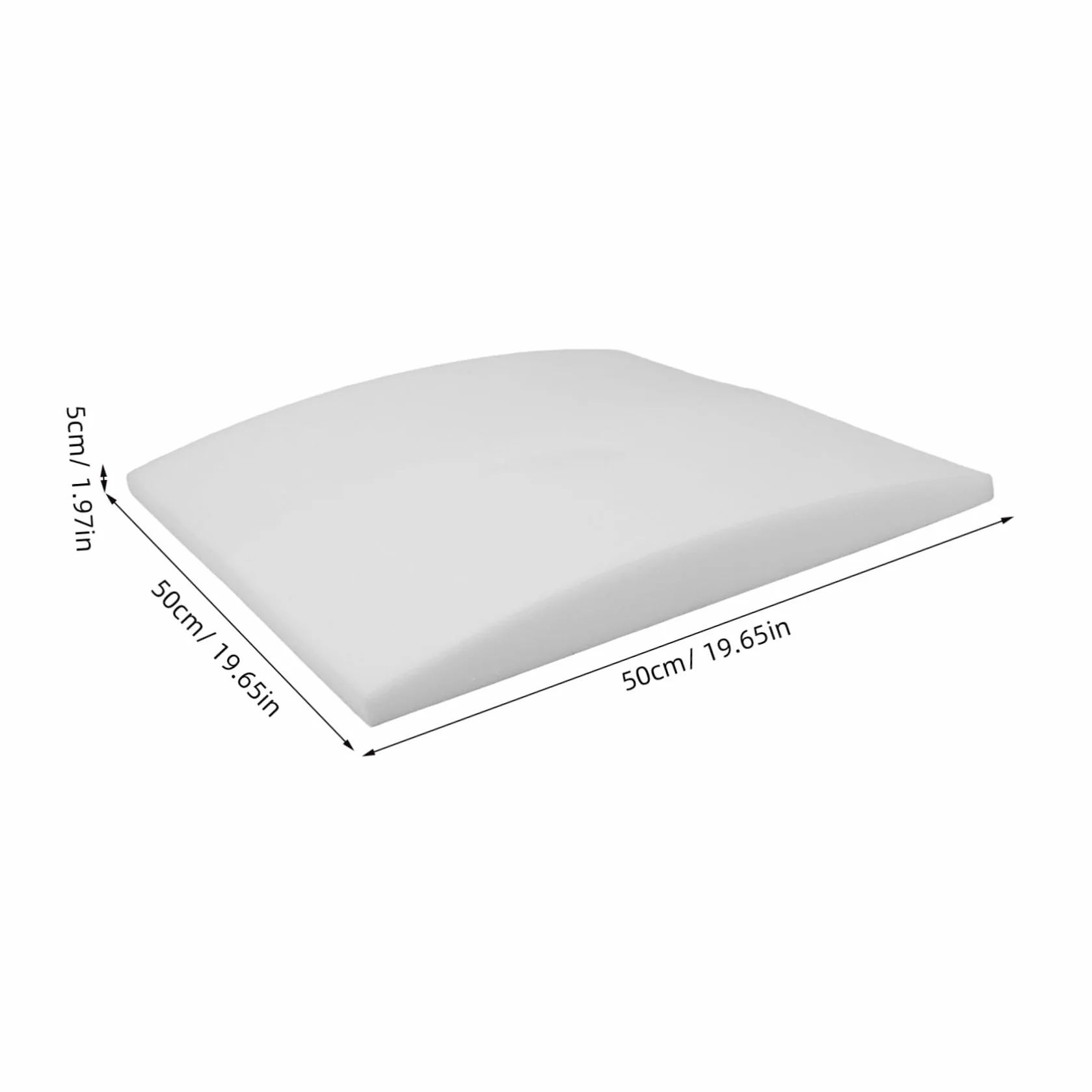 IMIKEYA Divano Spugna Riparazione 50x50 cm Cuscini Bianco Alta Facile Soggiorno