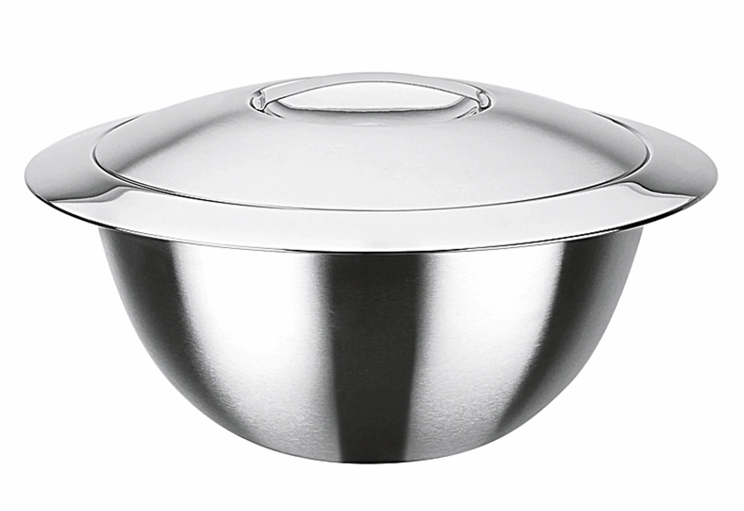 GSW Stahlwaren GmbH Terrina Termica Acciaio Inox 2L 20x12.3 cm Argento