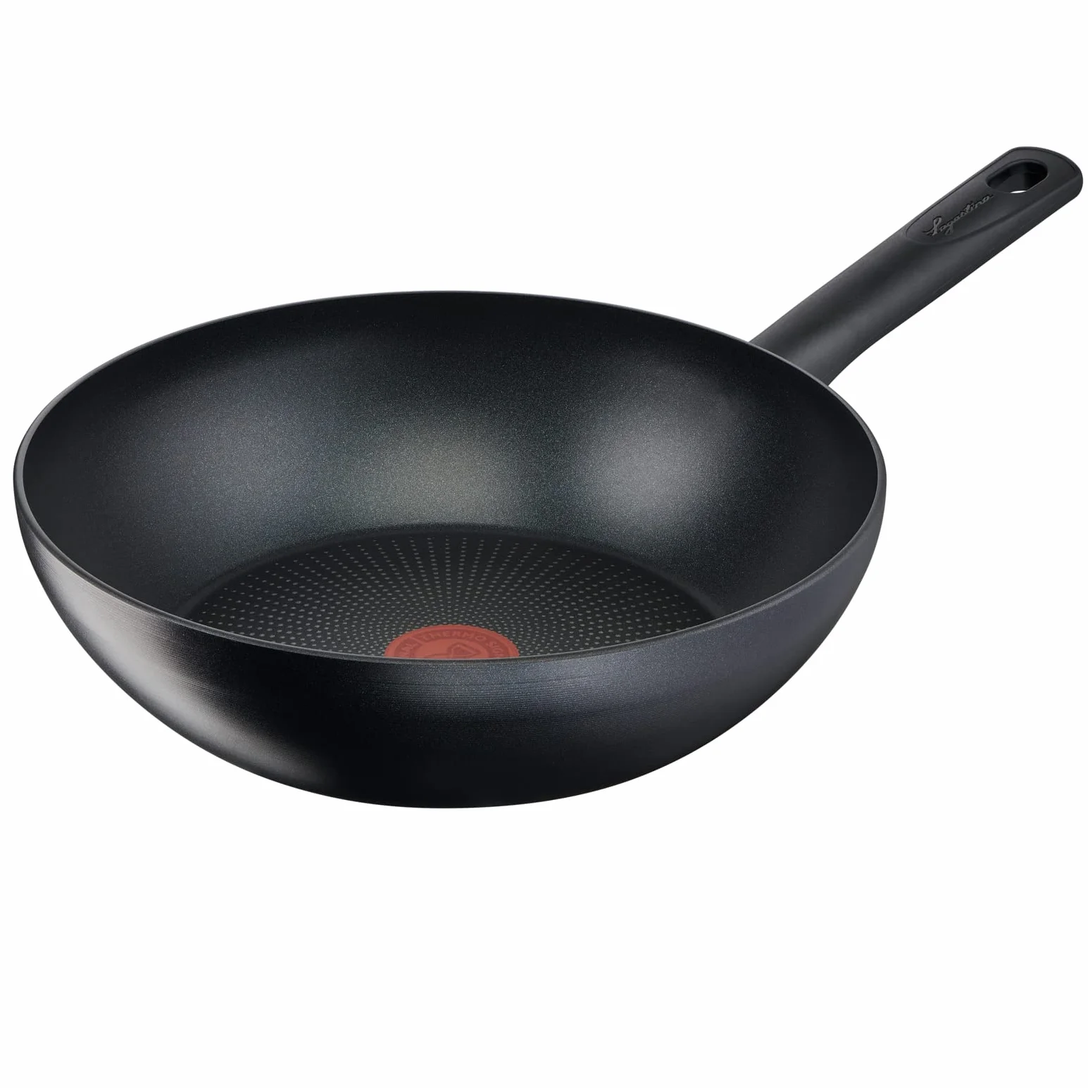 Lagostina Rigenera Wok Antiaderente 28 cm, Padella Induzione Gas Forno, Alluminio Riciclato
