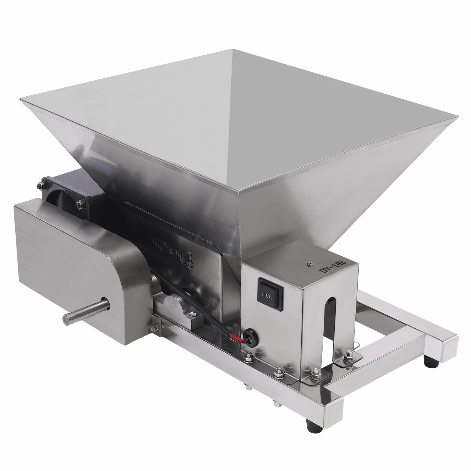 4L Frantoio Elettrico di Frutta e Pane, Grinder Commerciale per Zucchero Rosso, Mulino per Cereali e Riso