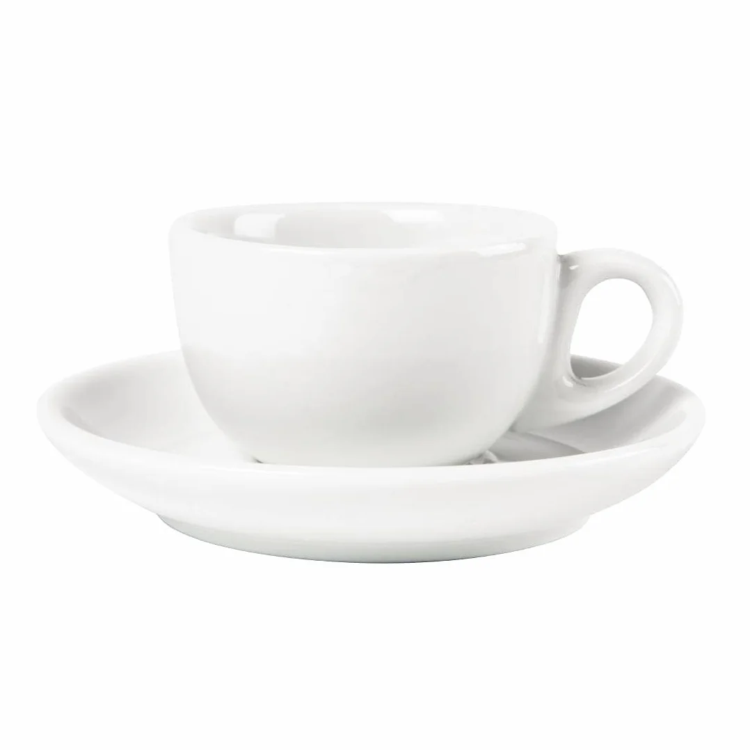 Olympia CB465 espresso piattino, bianco (confezione da 12)