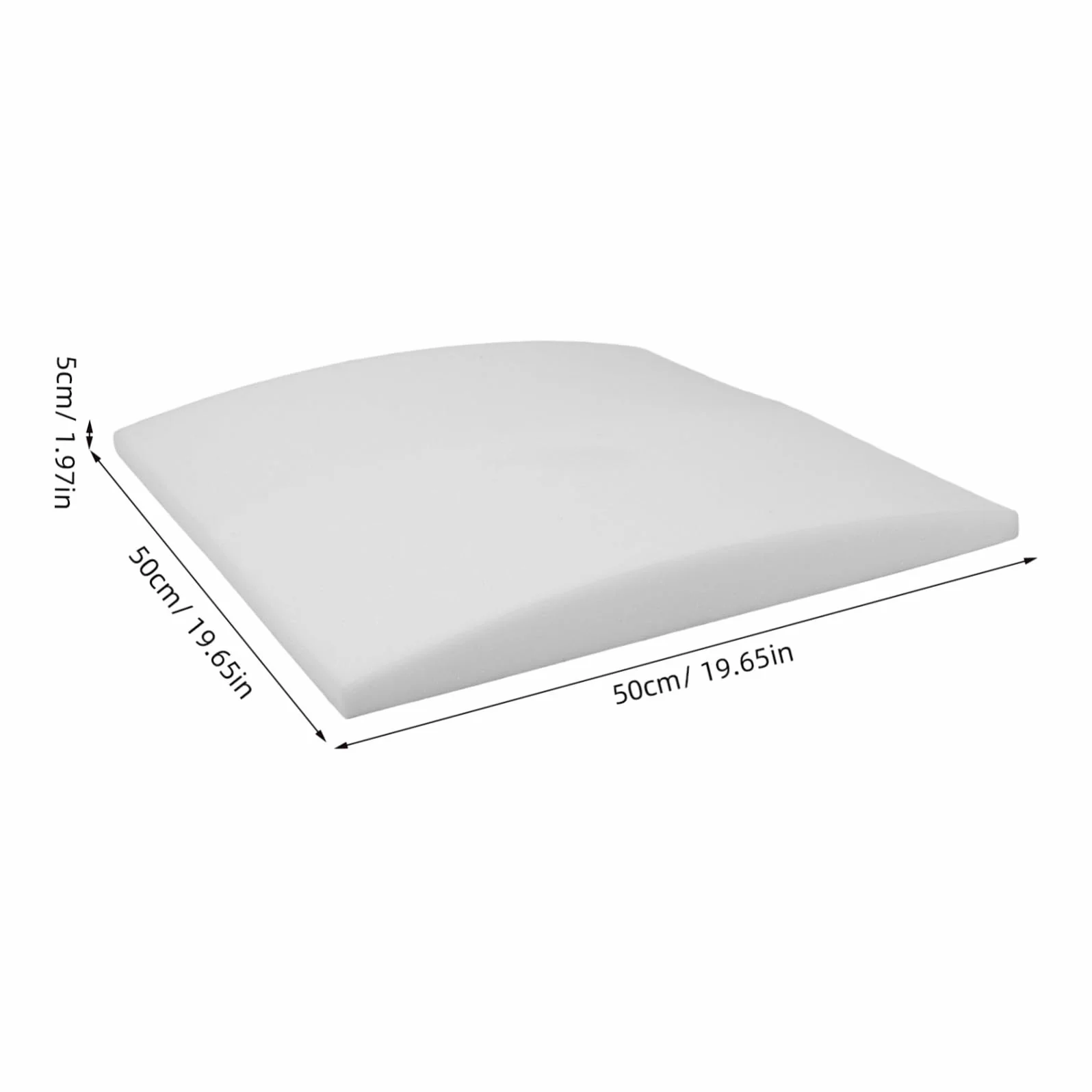DECHOUS Cuscino 50x50cm per Divano in Spugna Alta Densità di Supporto