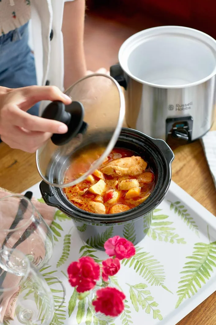 Russell Hobbs Compact Home Slow Cooker 25570-56 2L 145W Ceramica Acciaio Inox 3 temperature