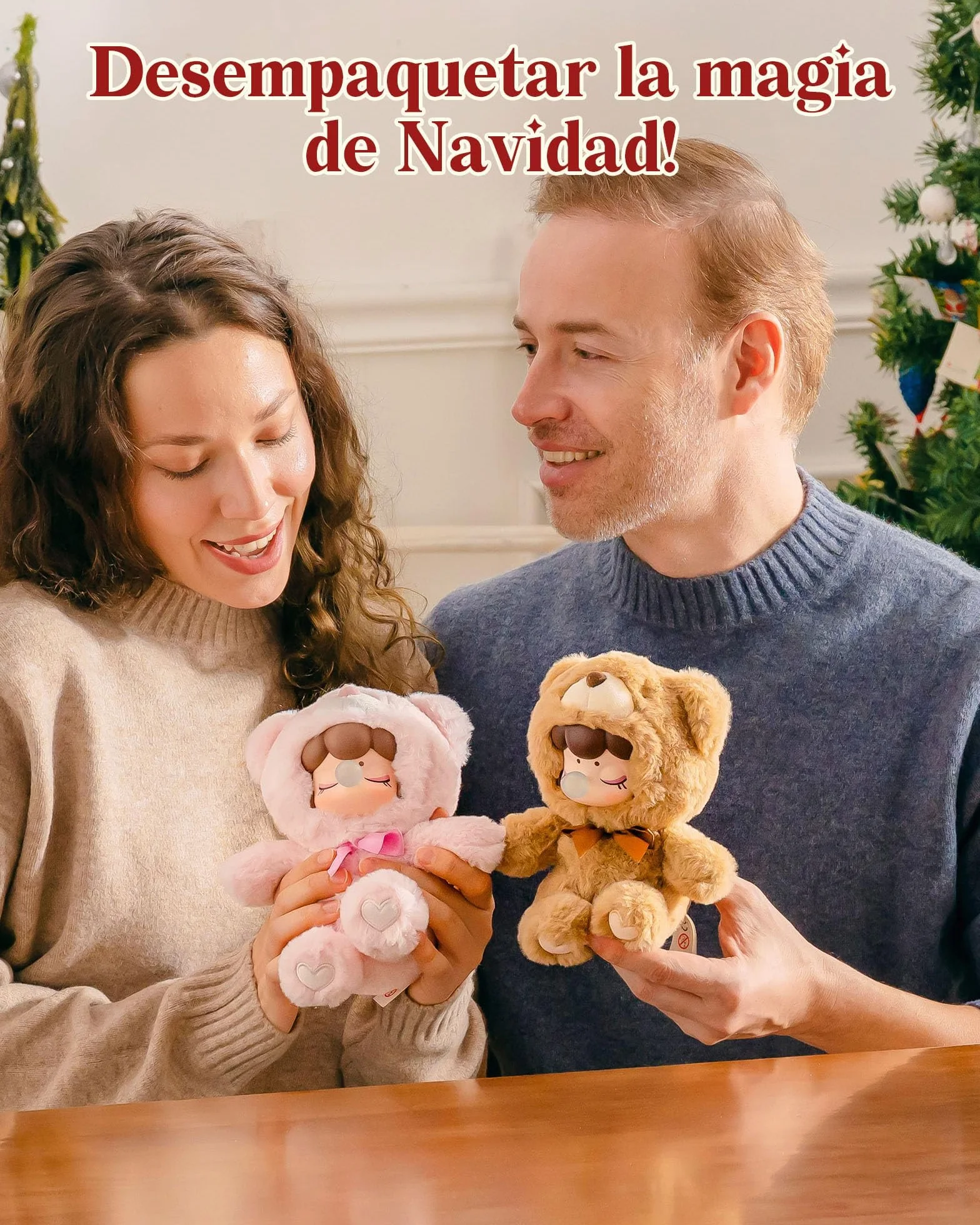 Rolife Nanci Figura d'Azione Orso di Peluche Colorato al Cioccolato Cutie Box Sorpresa Collezione