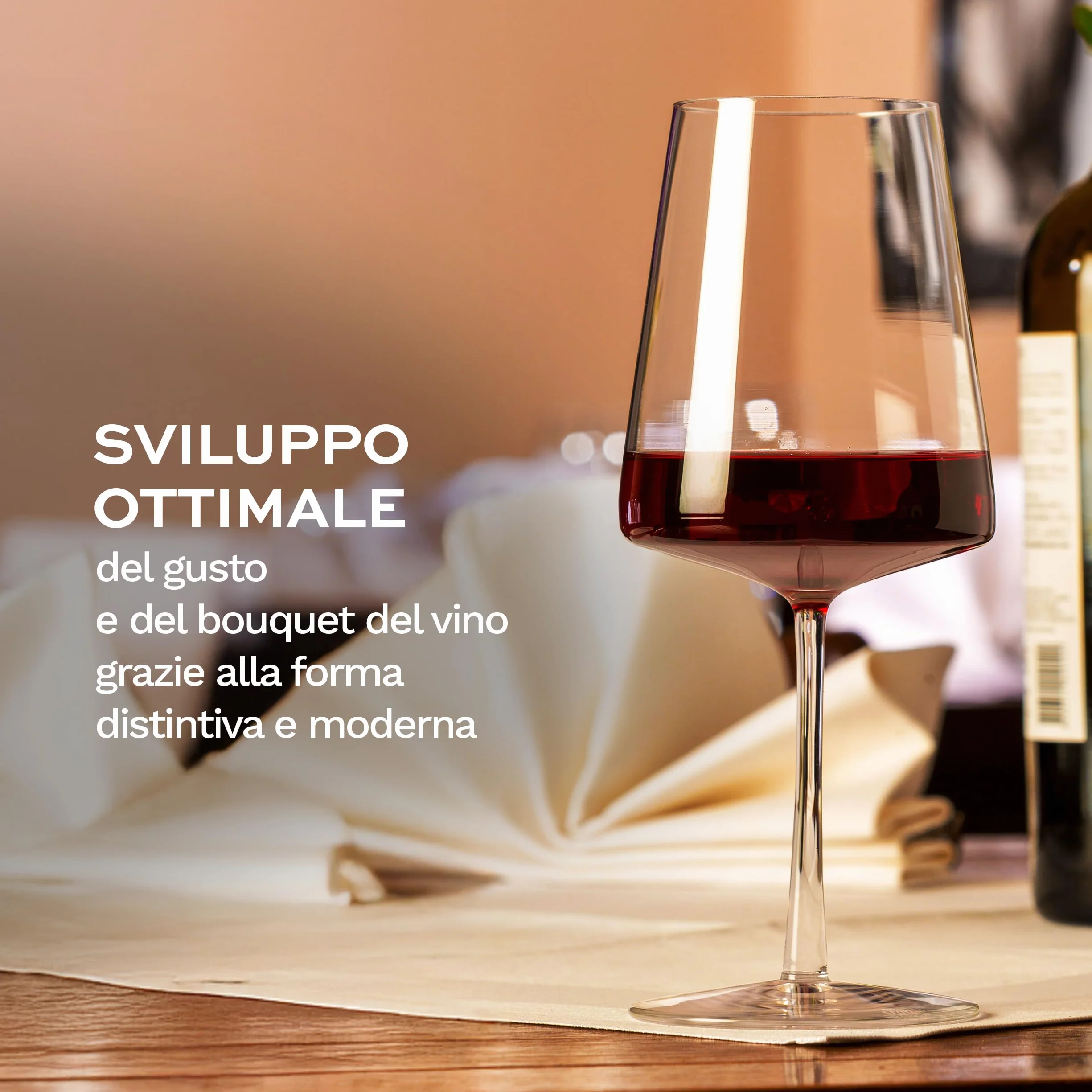 Stölzle Lausitz Calici Vino Rosso Power Set di 6, 520ml – Bicchieri per Vini Corposi, Lavabili in Lavastoviglie
