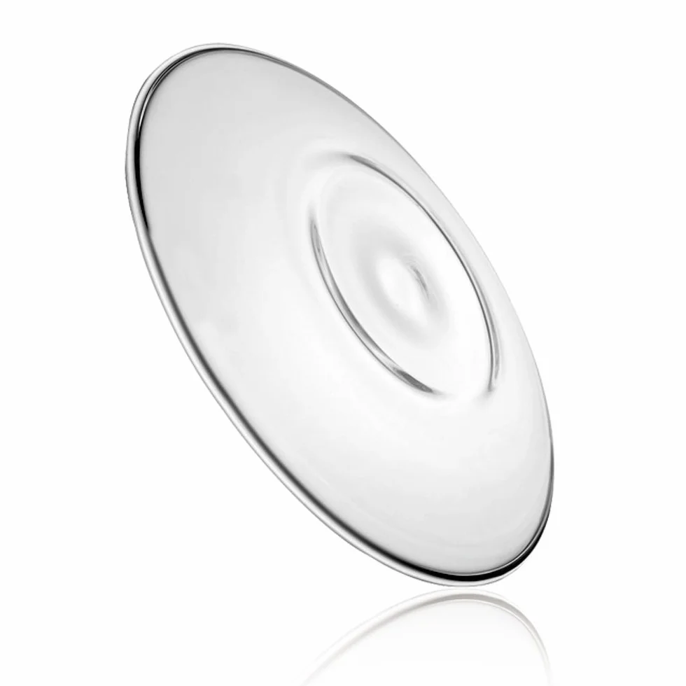 12cm Piattino Vetro Set di 4 Adatta Perfettamente per la Tazza Vetro, Set di 4 Piattino Grande