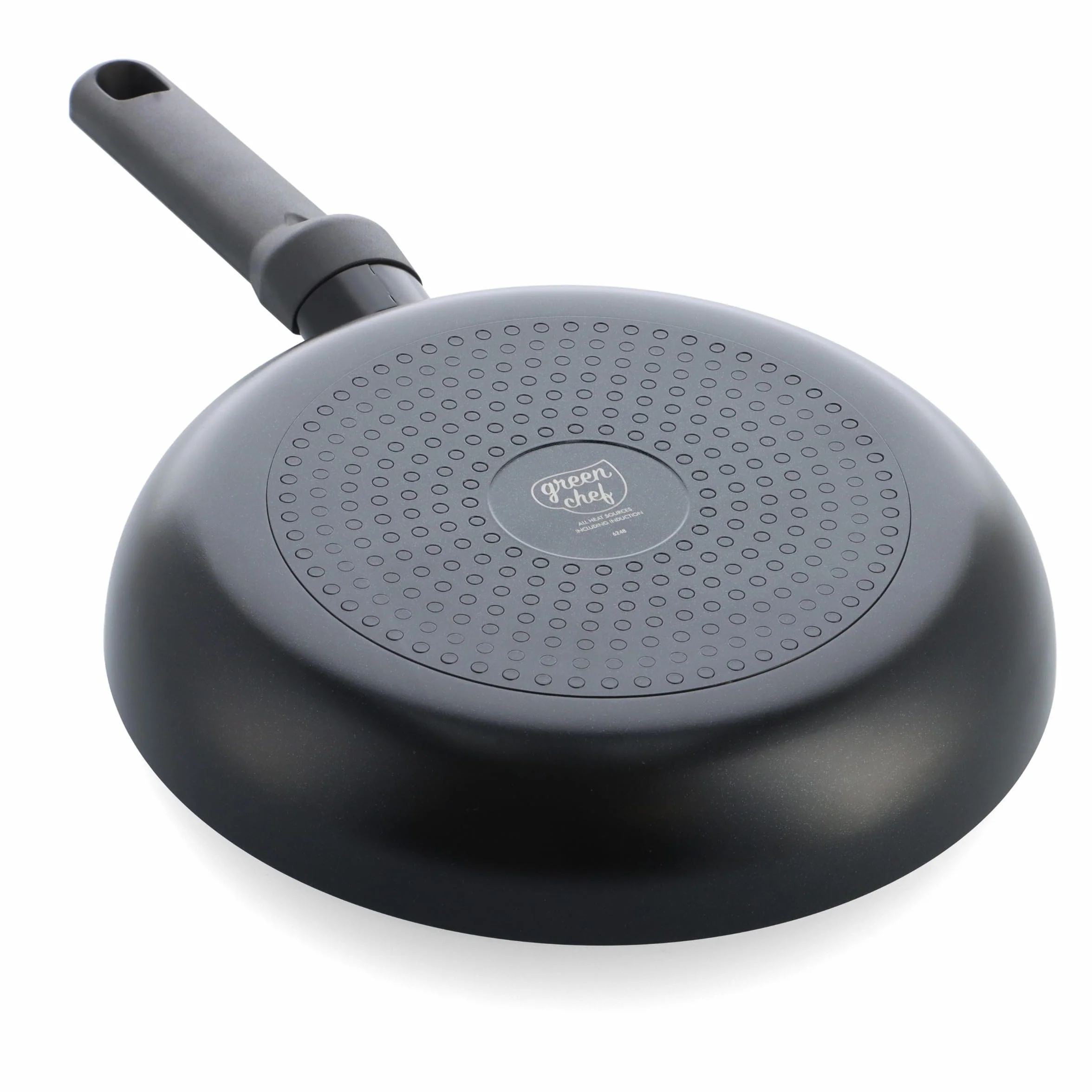 GreenChef Tones Keramik-Antihaft-Bratpfanne, 30 cm, Induktion, PFAS-frei, Spülmaschinenfest, Ofenfest, Schwarz