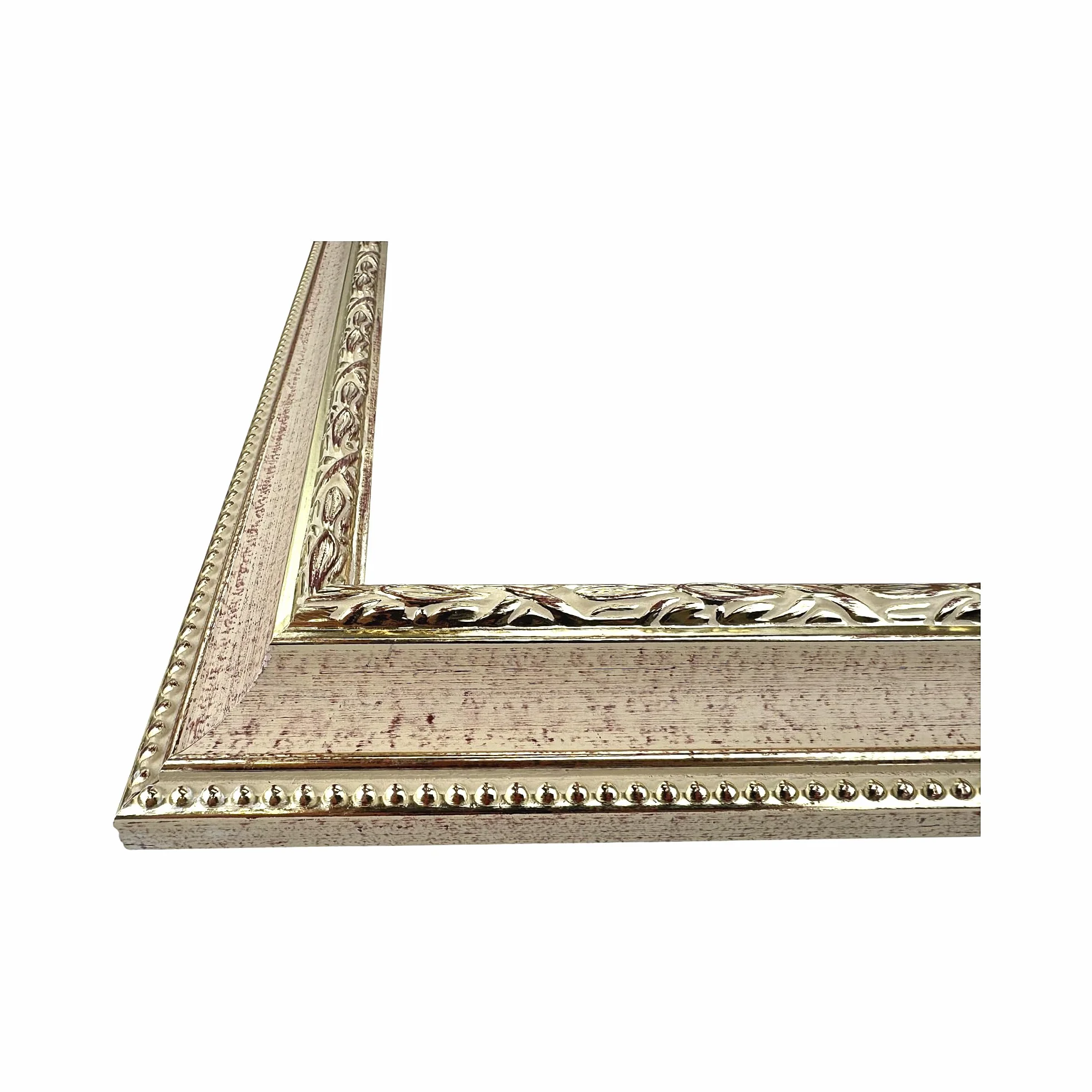 Maestri Artigiani - Cornice Shabby Chic Rosa in Legno da Parete per Quadri Tele Made in Italy (30 x 40 cm)