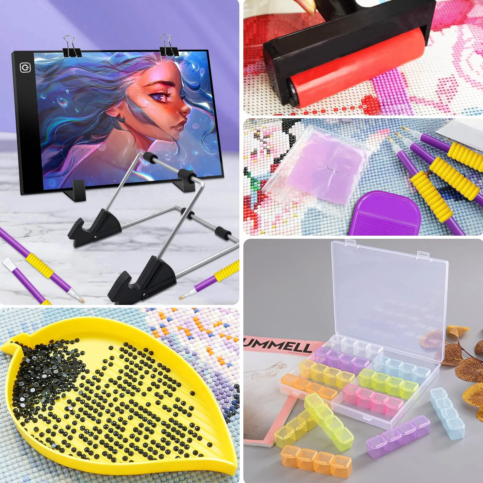 Tavoletta Luminosa A3 LED Light Pad do Diamond Painting, Tracing Light Box z kablem USB