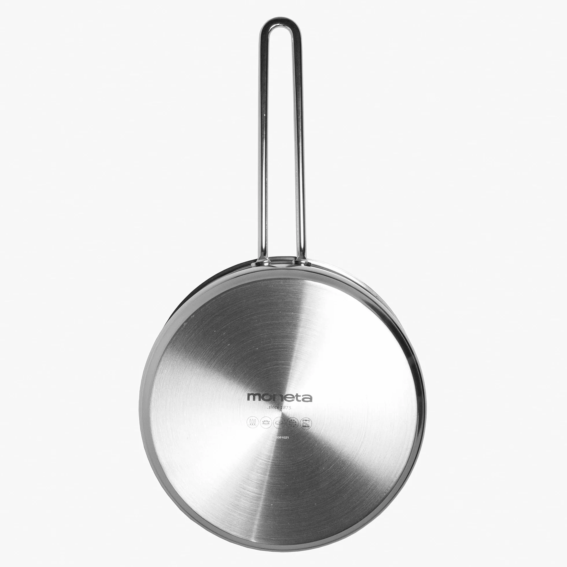 Moneta Allegro Casseruola 1m 20 cm in Acciaio Inox per tutti i Fuochi 2.9 Litri