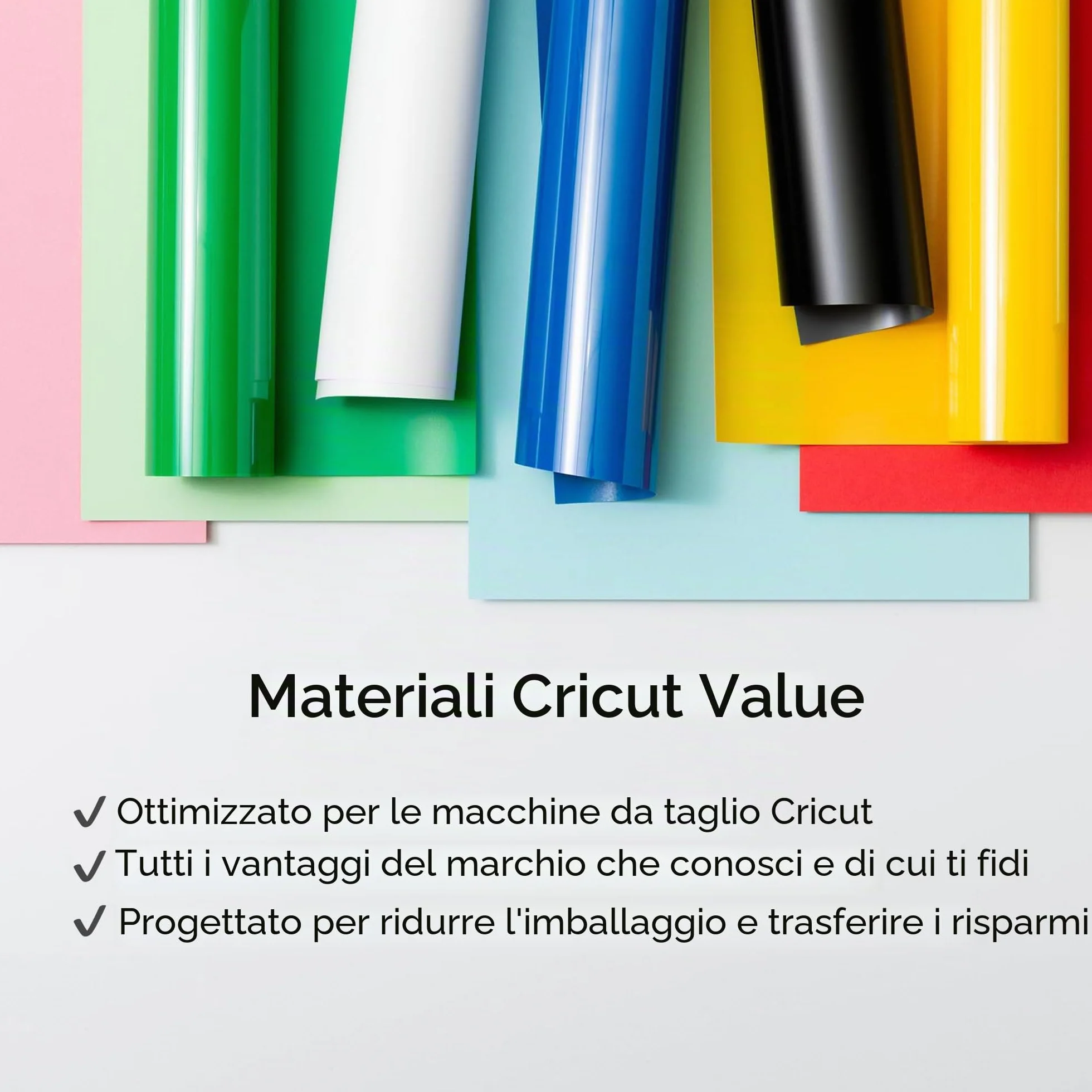 Thermocollant Cricut™ Rainbow 30,5 cm x 30,5 cm (20 unités)