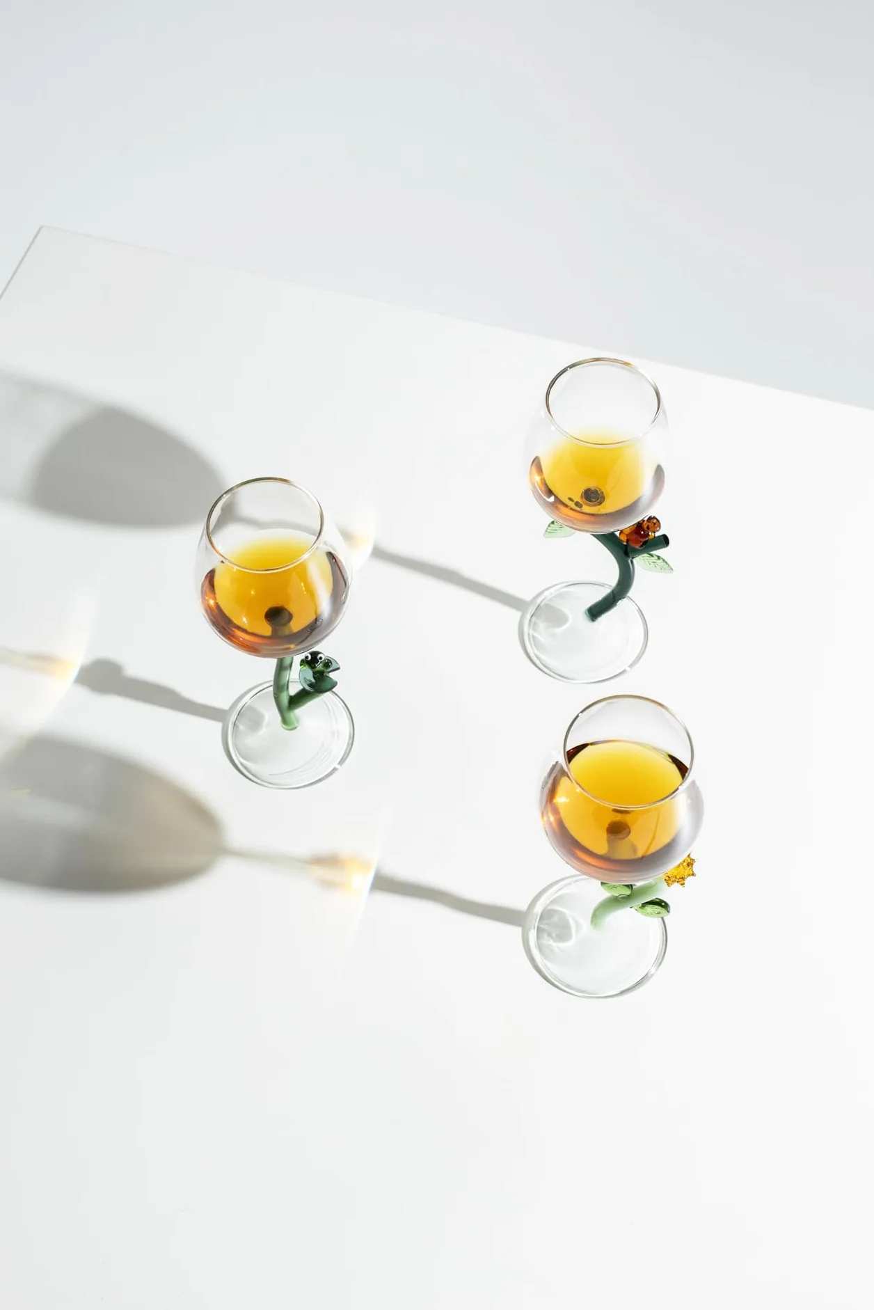 Ichendorf Milano Calice Rana, Collezione Animal Farm, 35 cl, Vetro Borosilicato, Fatto a Mano