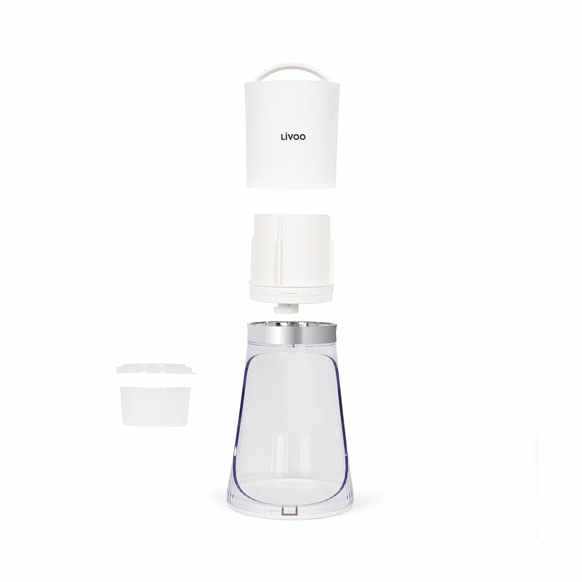 LIVOO Appareil à glace pilée DOM462 150 mL Acier inoxydable 2 tailles Mise en route automatique