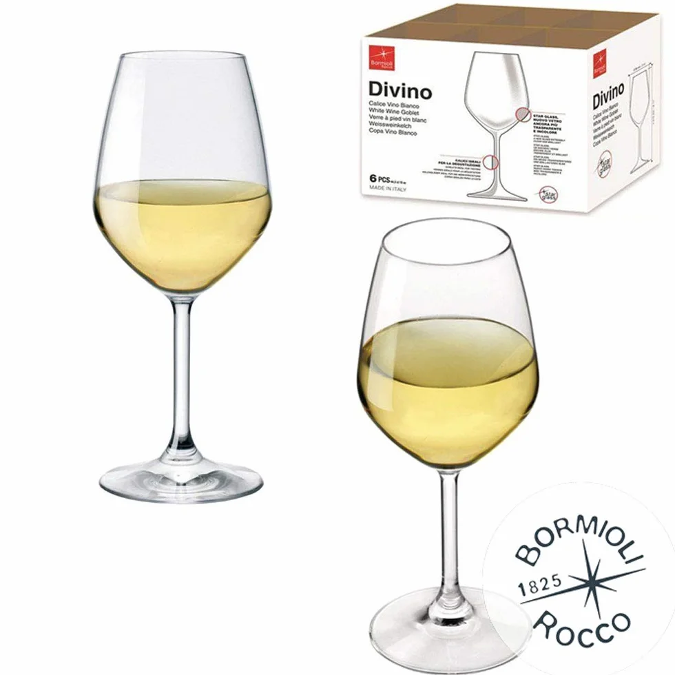 Bormioli Rocco DiVino Calici per vino bianco 44,5 cl set 12 pz