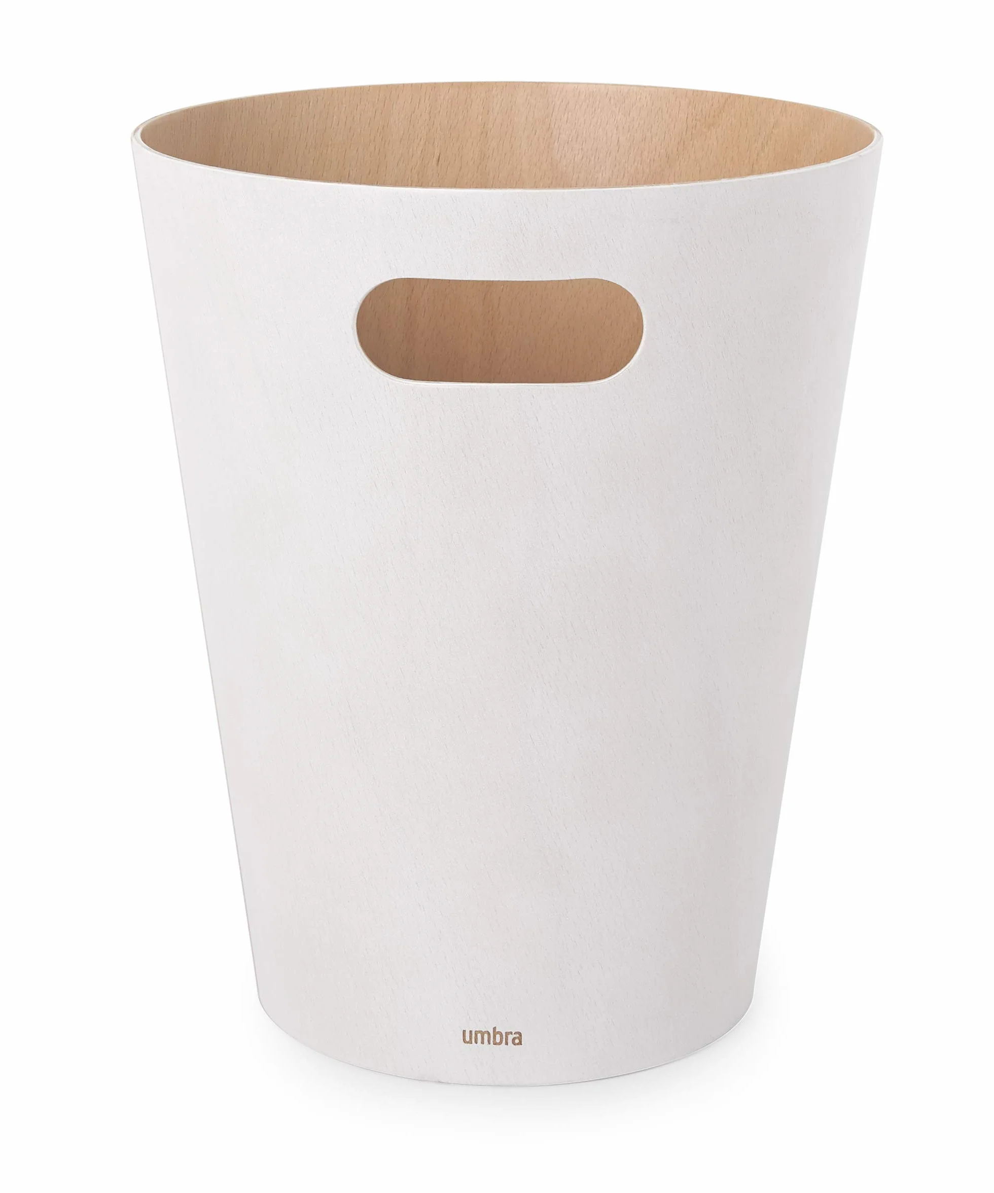 Umbra Woodrow Cestino della spazzatura 7,5 L Faggio Europeo Bianco/naturale