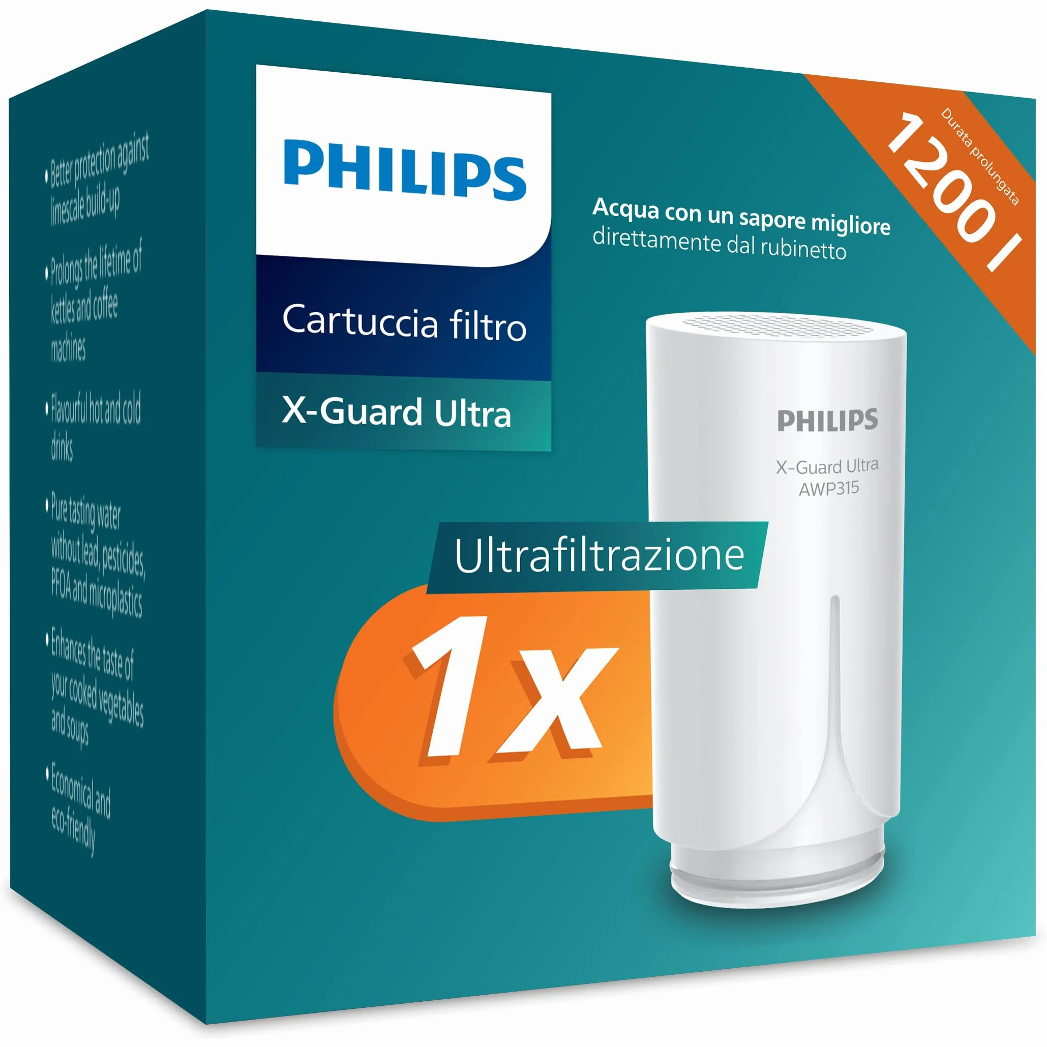 Philips Water Ontap Cartuccia filtrante AWP315/10 ULTRAFILTRAZIONE 1200 L