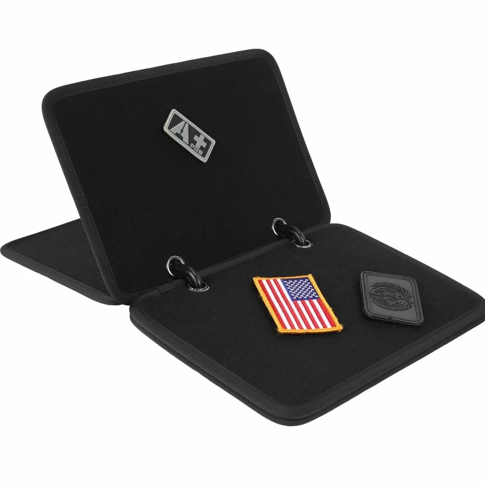 Supporto Toppe Tattiche Militari, Tactical Military Patch Holder Board Organizzatore, Patch Panel Hook & Loop per Display