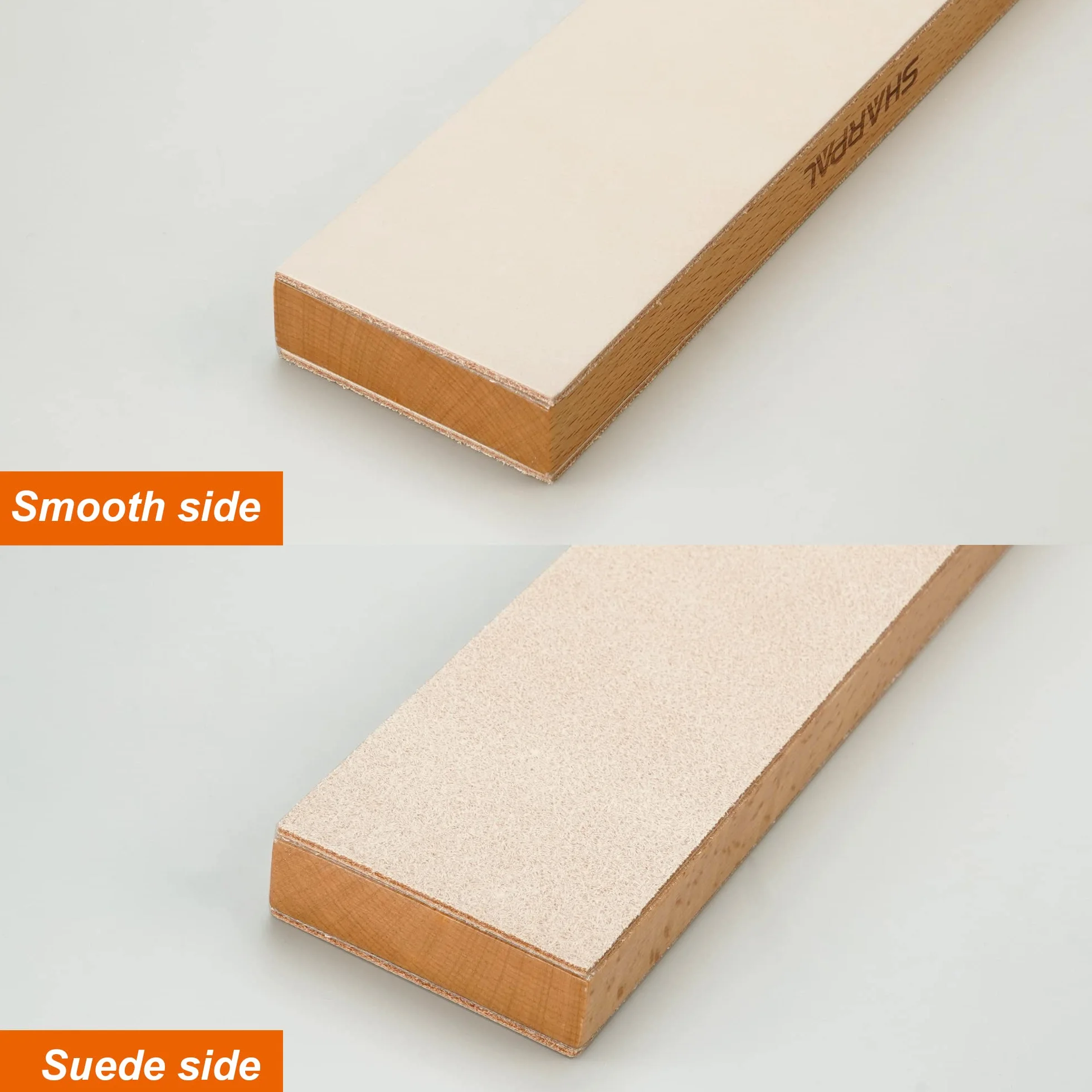 SHARPAL 205H Kit coramella pelle doppia faccia 330x60 mm pasta lucidante 53 g guida angolazione affilare coltelli