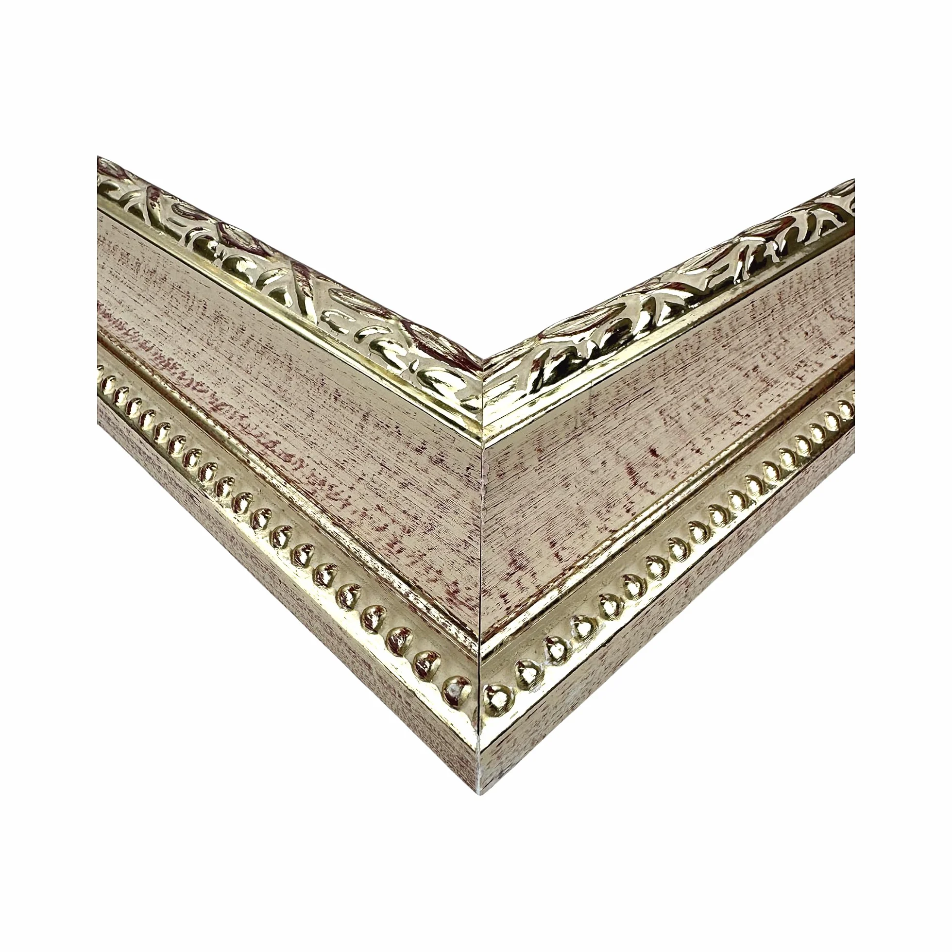 Maestri Artigiani - Cornice Shabby Chic Rosa in Legno da Parete per Quadri Tele Made in Italy (30 x 40 cm)
