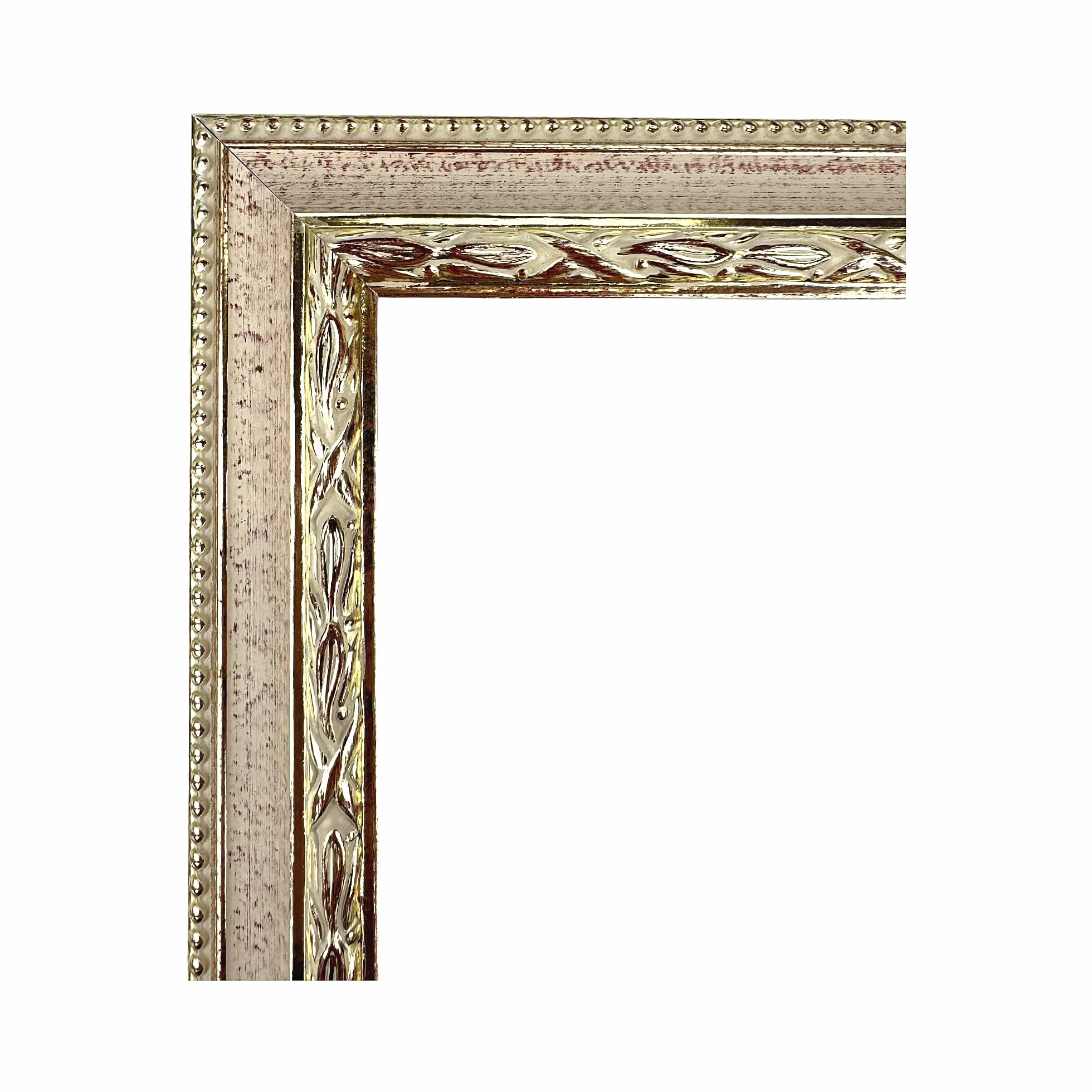 Maestri Artigiani - Cornice Shabby Chic Rosa in Legno da Parete per Quadri Tele Made in Italy (30 x 40 cm)