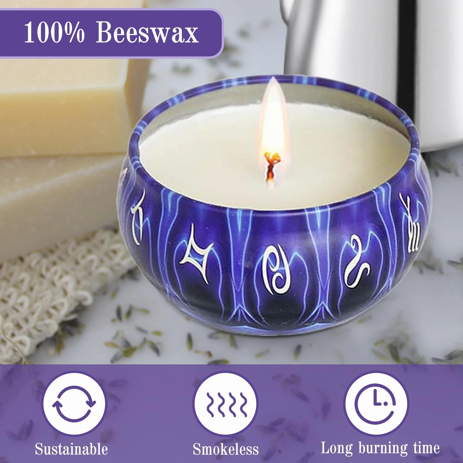 Kit per Fabbricazione Candele DIY JOYBOY Cera di soia, Stoppini, Barattoli, Stampo Silicone