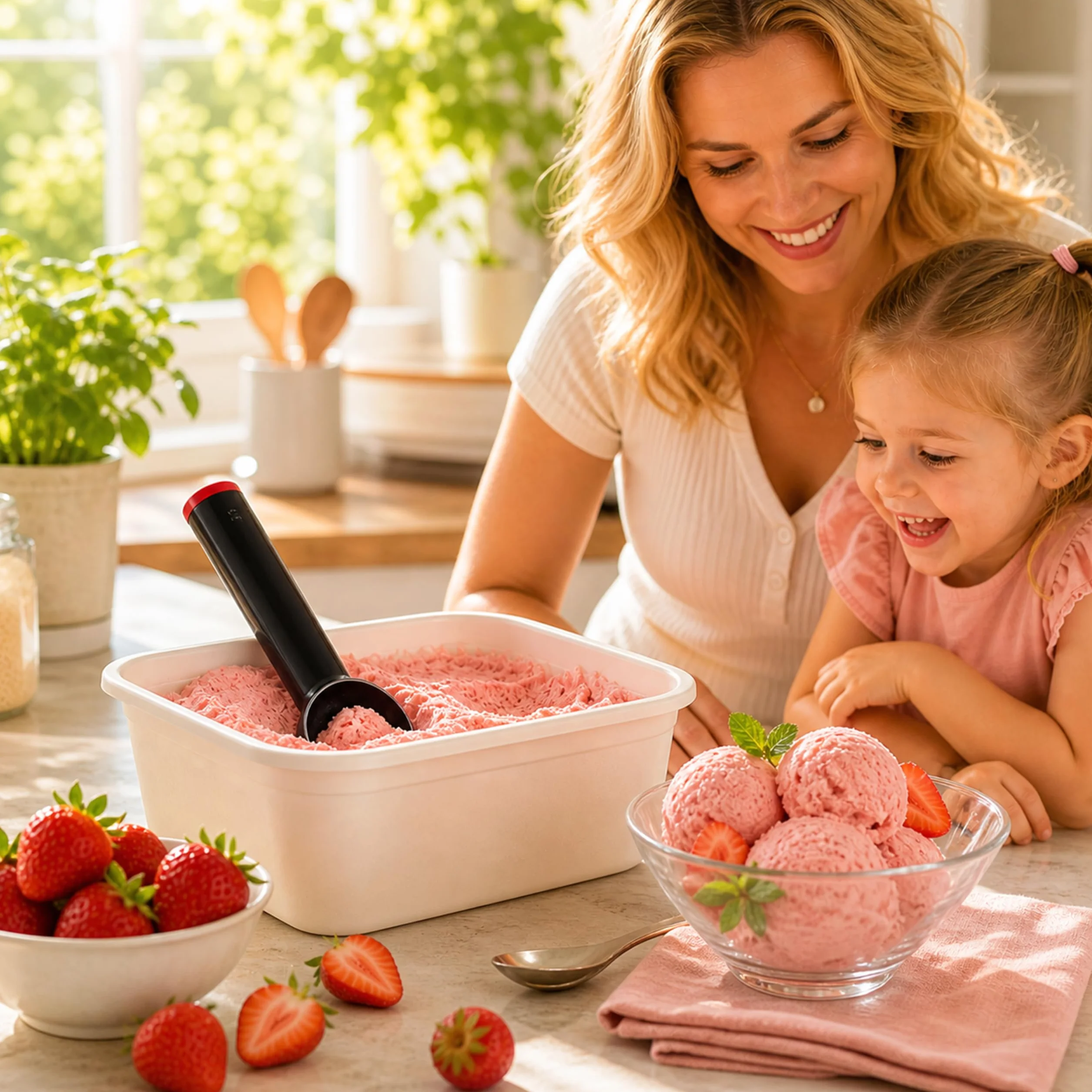 Cucchiaio per gelato formatore palline ghiaccio 1/16 volume mano calda