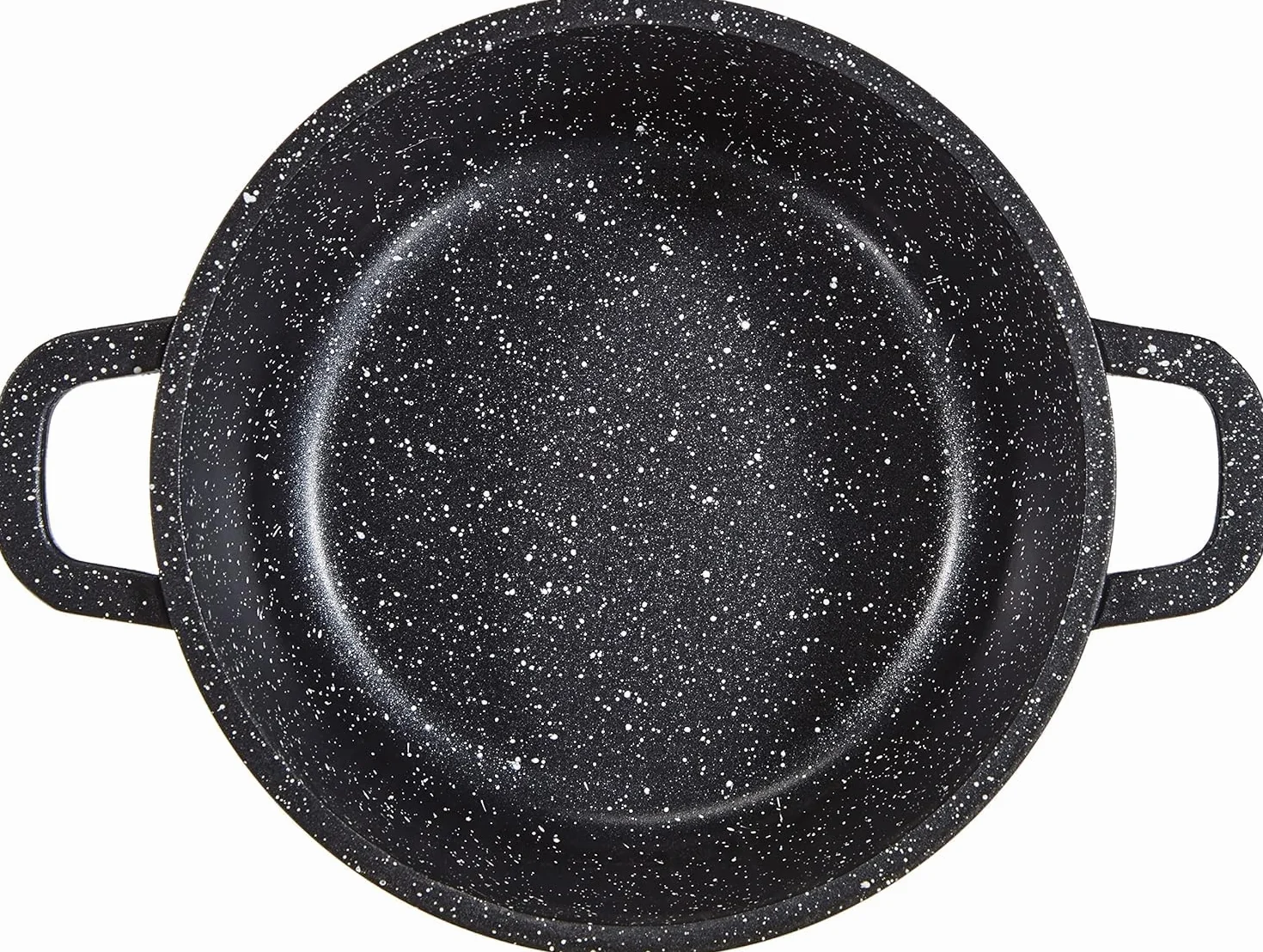 KAMBERG Pentola 20 cm, Ghisa di Alluminio, Rivestimento Antiaderente di Alta Performance Pietra, Coperchio in Vetro, Tutti Fornelli y induzione, Senza PFOA
