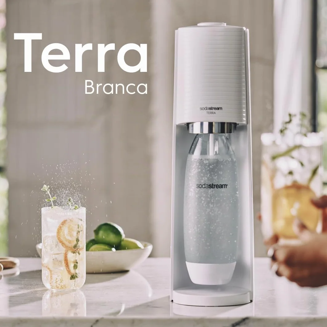 SodaStream Gasatore Terra White z butelką Fuse 1L i cylindrem Quick Connect