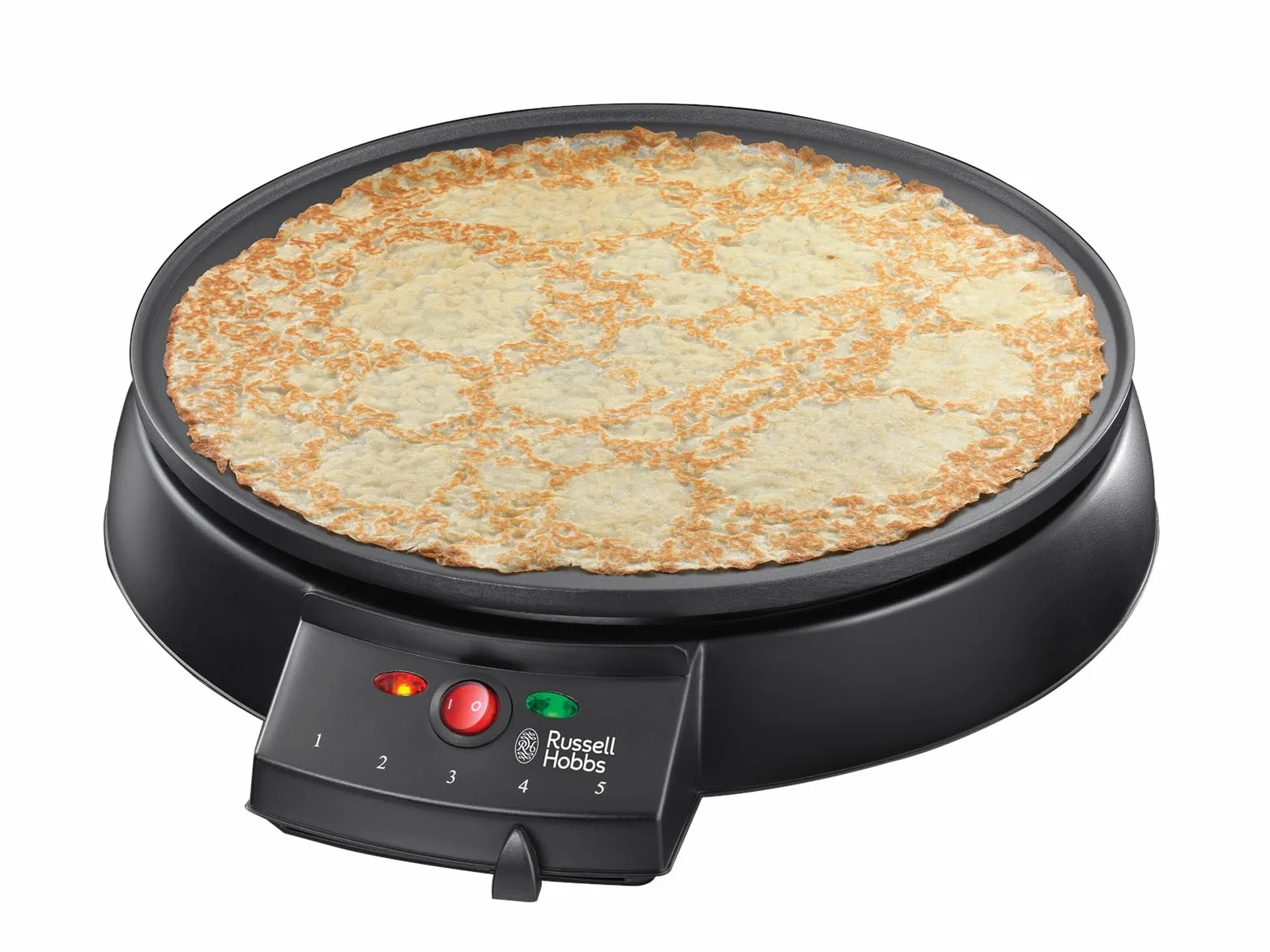 Russell Hobbs Padella Crepes Crepiera Antiaderente 1000 W Acciaio Inox 20920-56