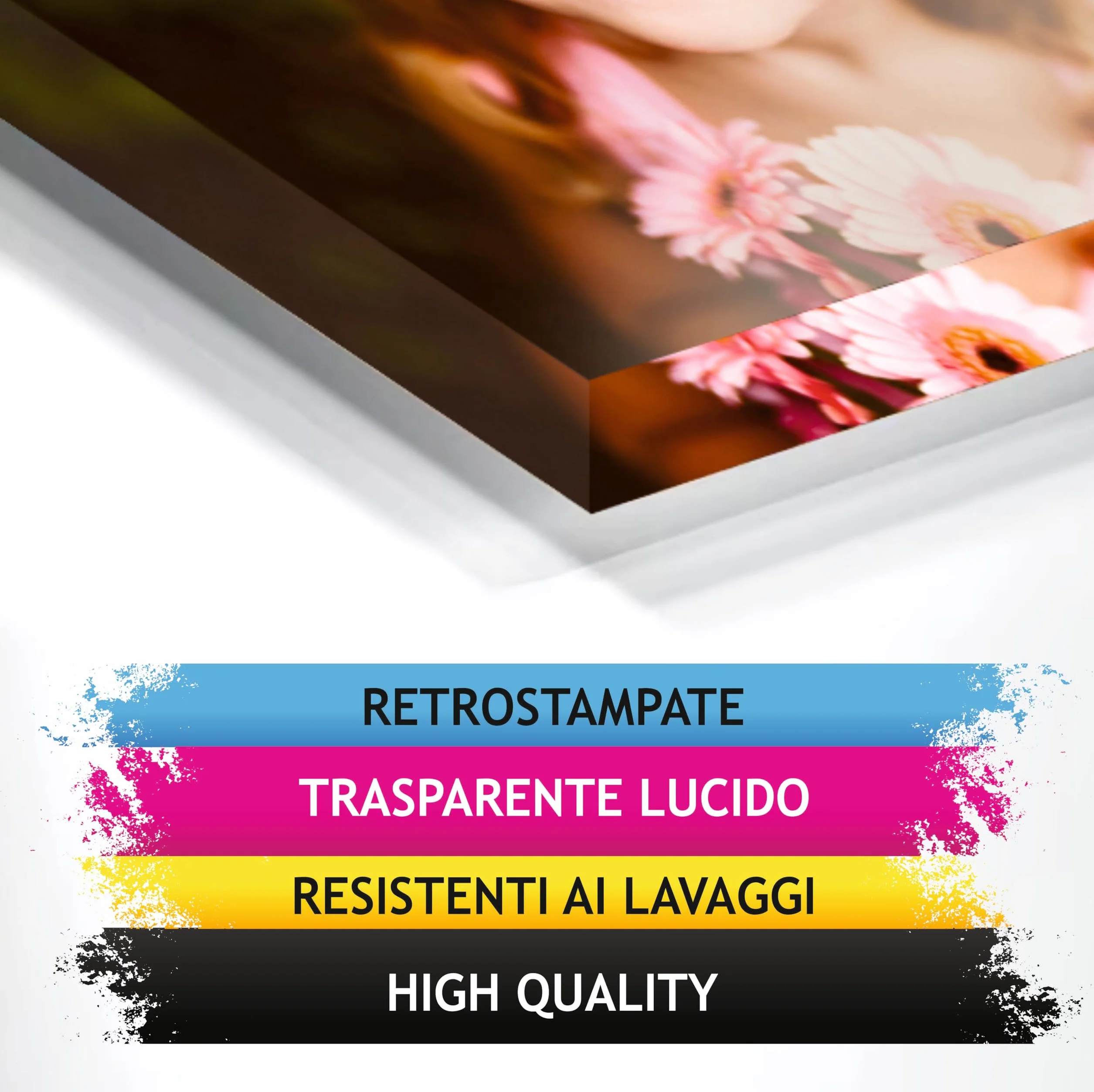 Mr Pubblicità - Targa Personalizzata Plexiglass Personalizzata, Stampata con Logo Testo o Immagine, Insegna, Cartello, Targhetta (30x20 cm)