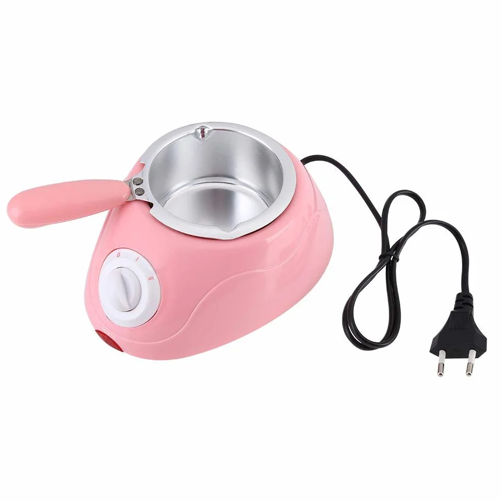 Strumento elettrico per fonduta di cioccolato con set stampi 2 livelli temperatura per torte biscotti cupcakes