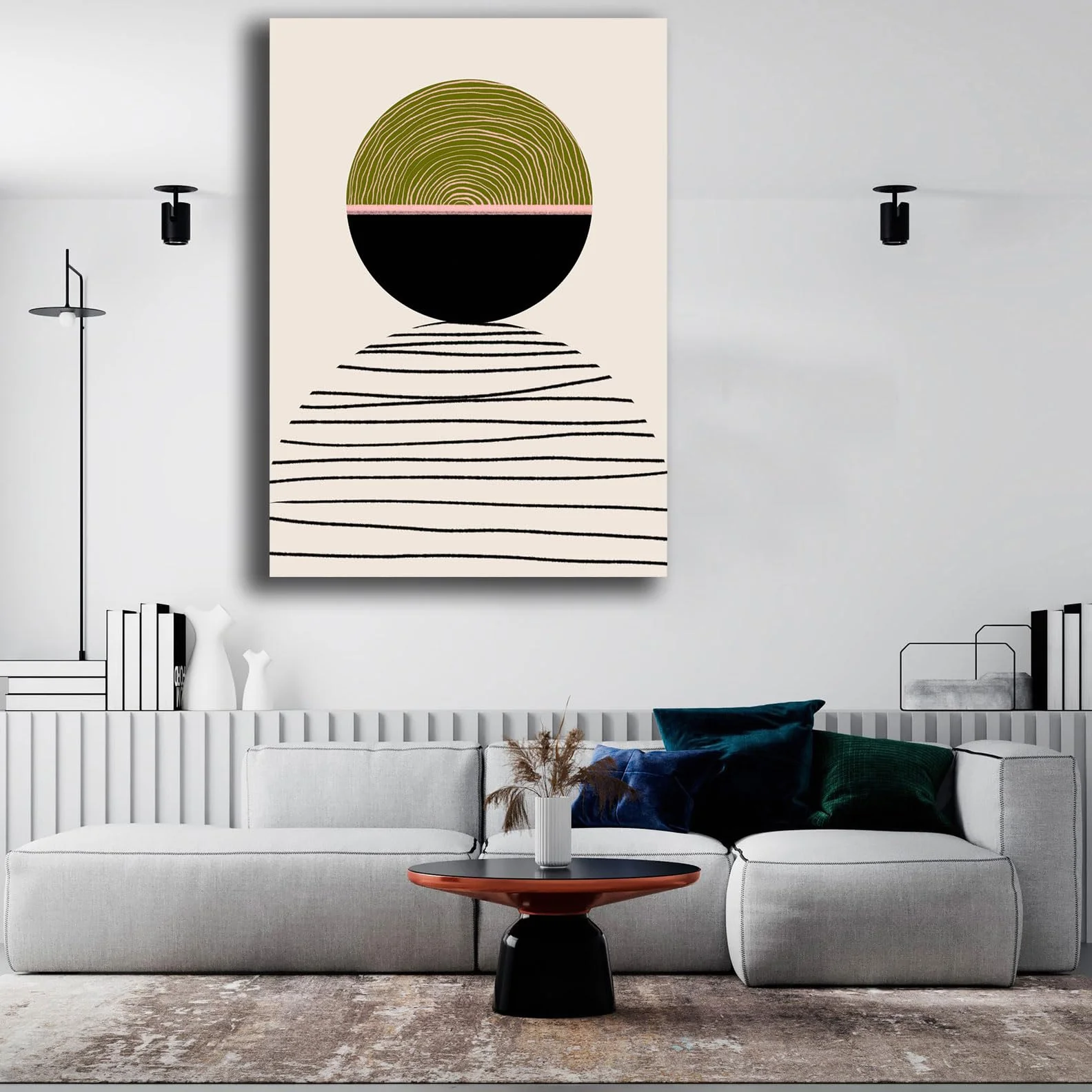 Quadri Moderni Soggiono Astratto Quadro Moderno su Tela Stampa Canvas Astratta Decorazione da Parete per Salotto Camera da Letto Ufficio Arredamento Contemporaneo (2, 30x40 cm, Canvas intelaiato)