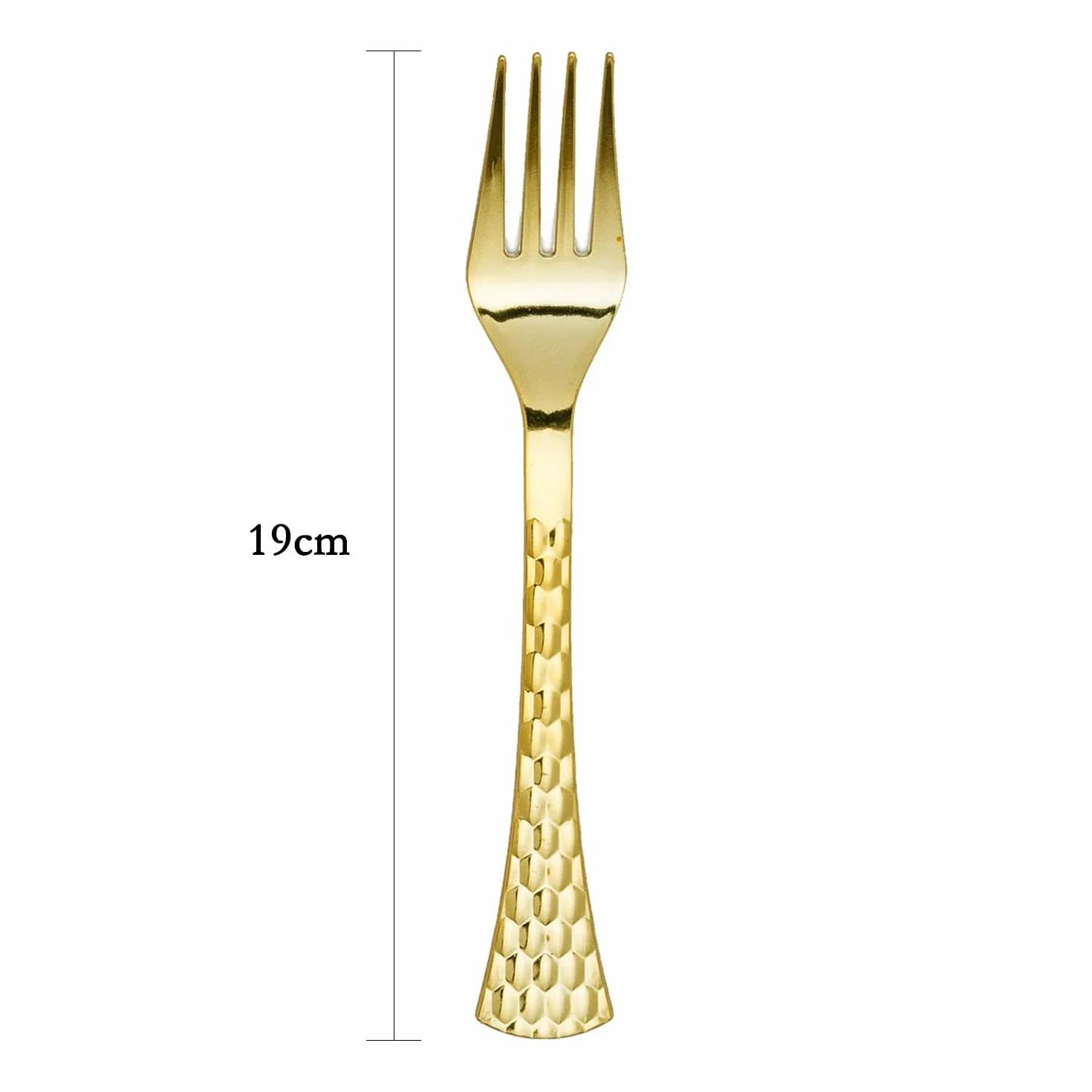 Set Posate in Plastica Resistente 120 Pezzi Oro Decor Decorline