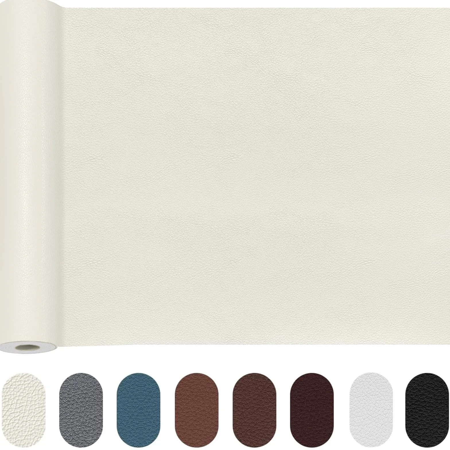 Pelle Adesiva per Riparazioni Ecopelle Kit per Divani Beige 40 x 200 cm