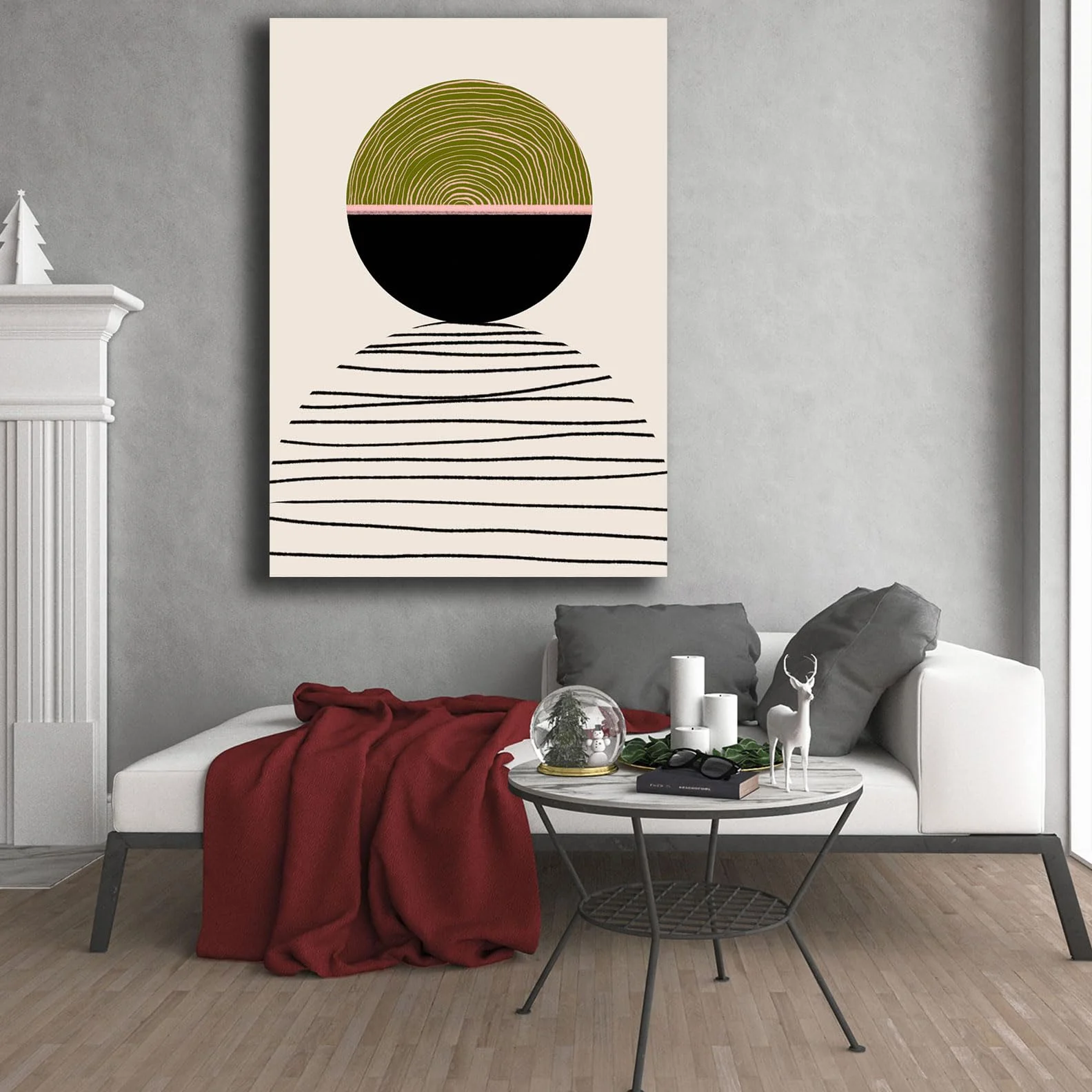 Quadri Moderni Soggiono Astratto Quadro Moderno su Tela Stampa Canvas Astratta Decorazione da Parete per Salotto Camera da Letto Ufficio Arredamento Contemporaneo (2, 30x40 cm, Canvas intelaiato)