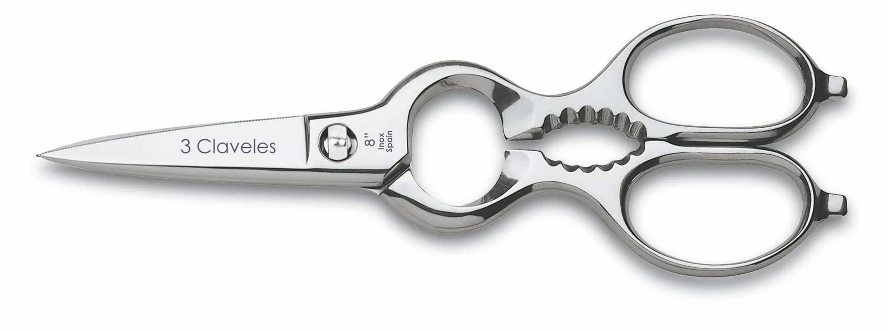 3 Claveles 409 Forbici da Cucina Inox Smontabili 20,32 cm