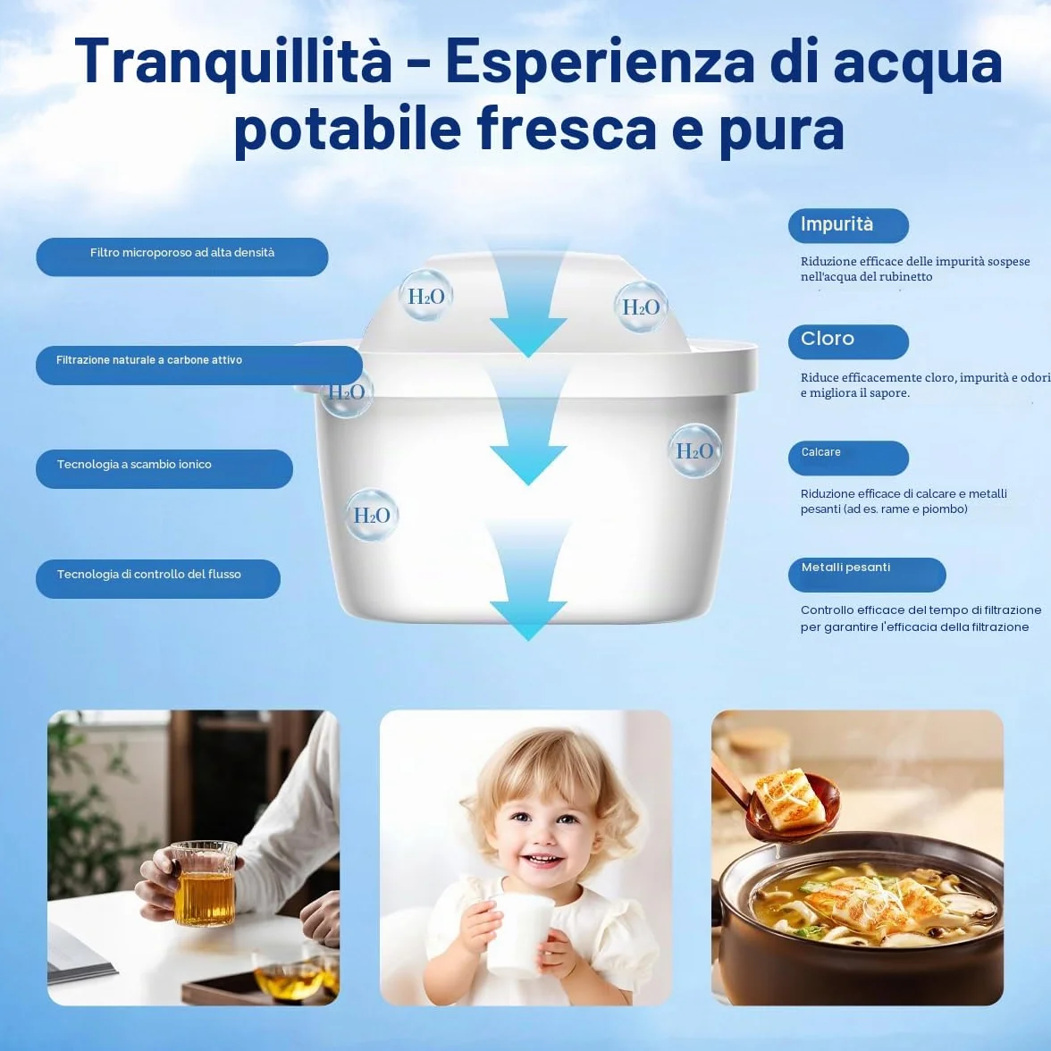 Cartucce Filtro Dell'acqua Compatibili con Brita Marella Bollitore, Ricambio Maxtra+ Plus, Maxtra Pro All-in-1 (12)