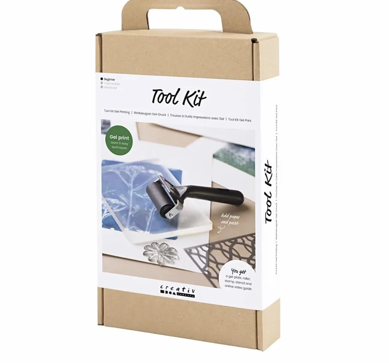 Kit di strumenti per stampa gel, 1 confezione