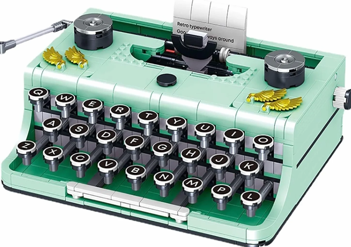 Macchina Da Scrivere Retrò 820 Pezzi, Vintage, Scatola Artigianale, Regalo