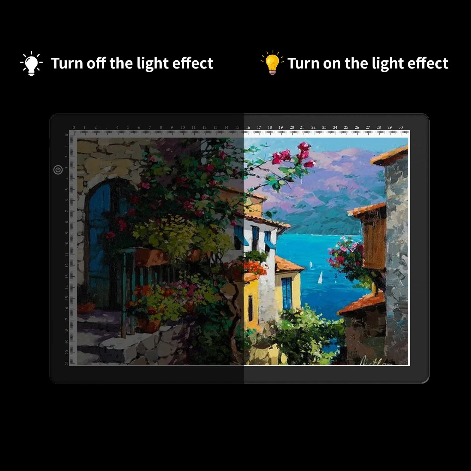 Tavoletta Luminosa A4 con Luminosità Regolabile per Disegno e Pittura Diamante